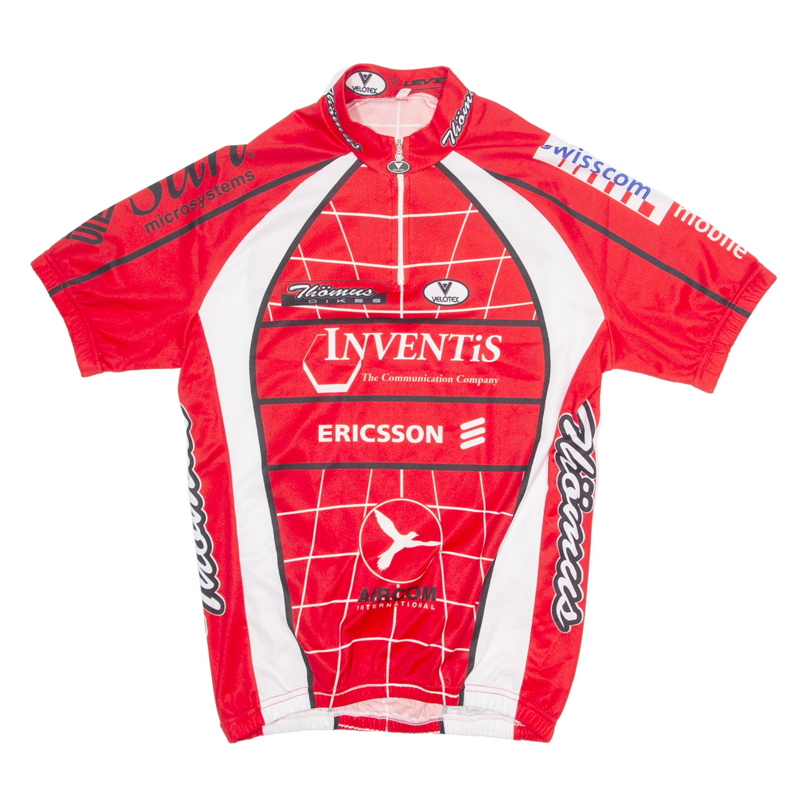 VELOTEX Cycling Mens Jersey Red 1/4 Zip M Refurbished - N/A refurbished available on Cerqular