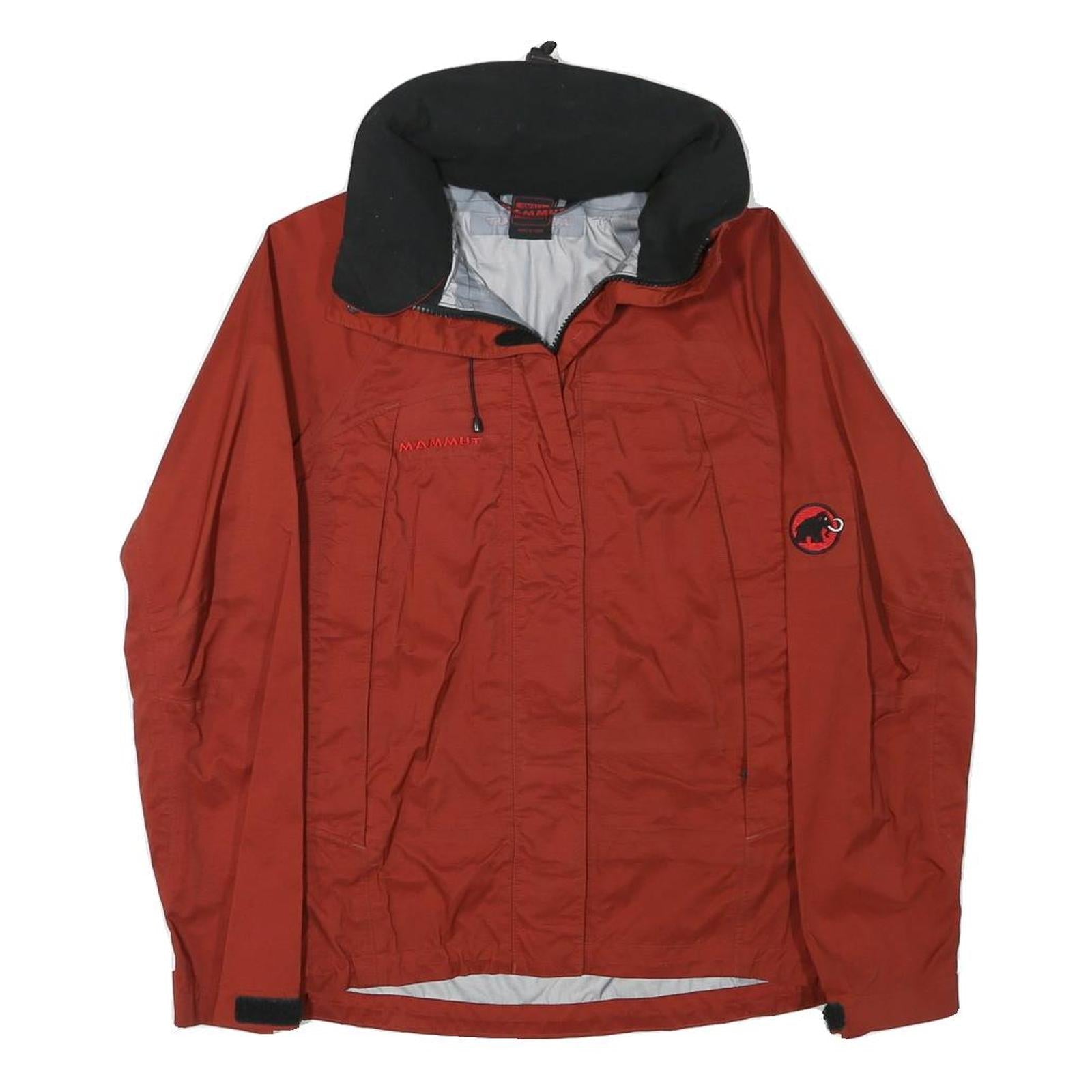 MAMMUT Womens Red Jacket S Polyester Blend Outdoor Zip Casual Lightweight Refurbished - N/A refurbished available on Cerqular
