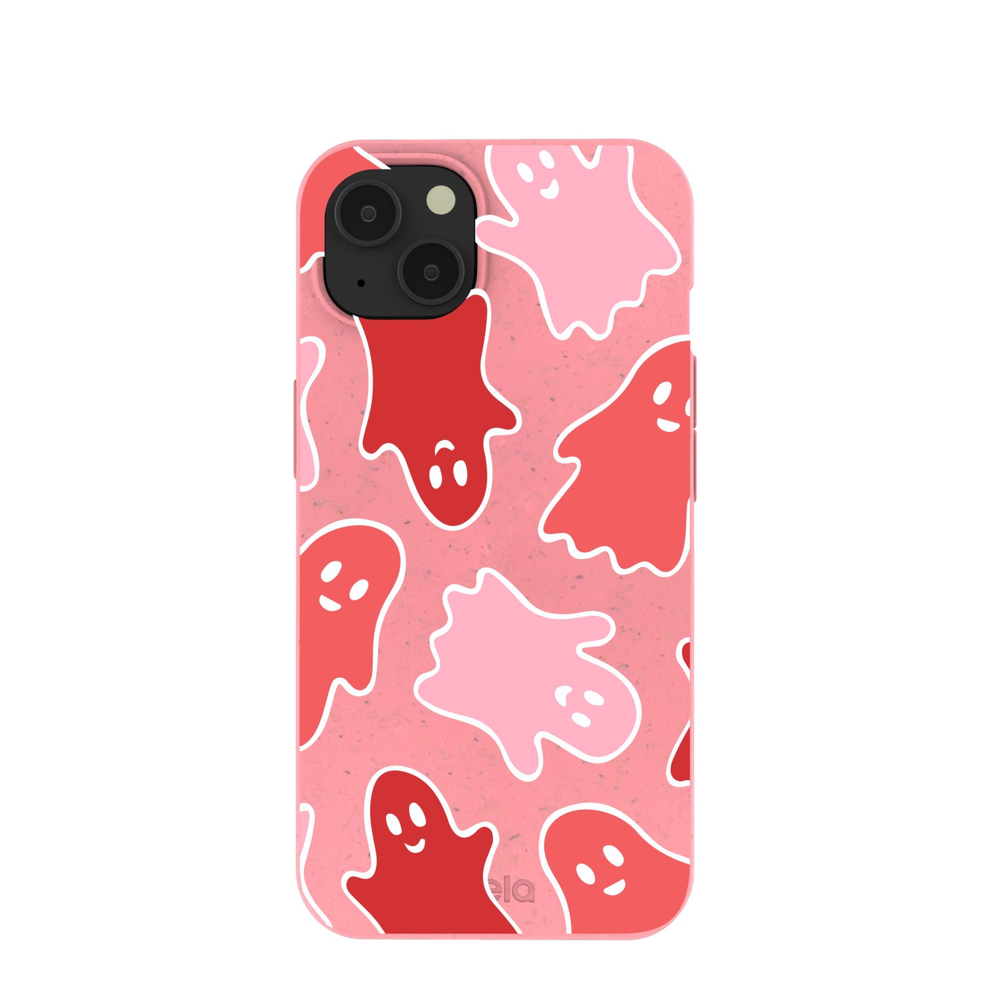 Bubblegum Pink Phantom Pals iPhone 13 Case Refurbished - Pela Case refurbished available on Cerqular