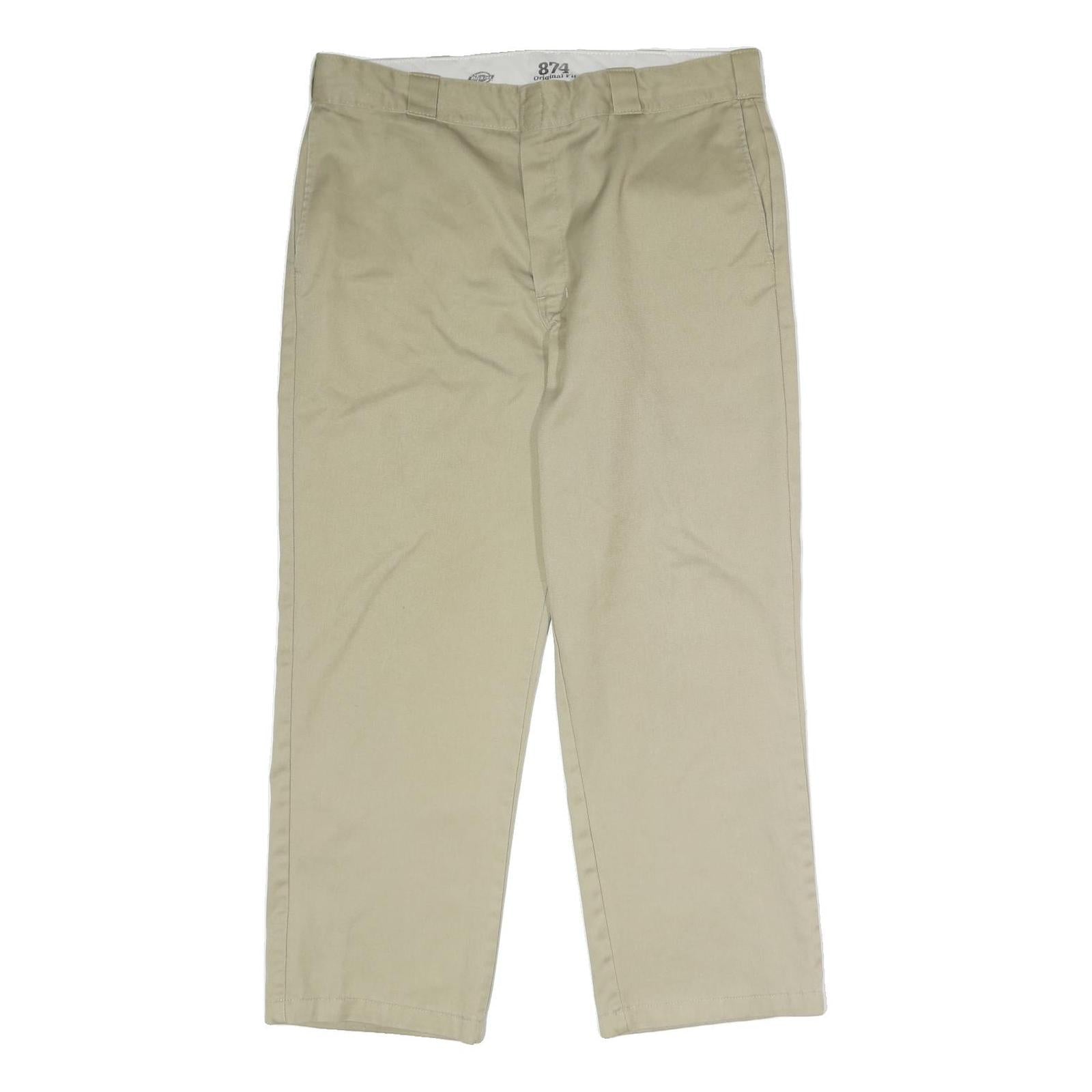Buy DICKIES Mens Classic Beige Polyester Zip Trousers W38 L29 Workwear Flat Front Refurbished - $37.69 DICKIES Mens Classic Beige Polyester Zip Trousers W38 L29 Workwear Flat Front Refurbished - N/A refurbished available on Cerqular