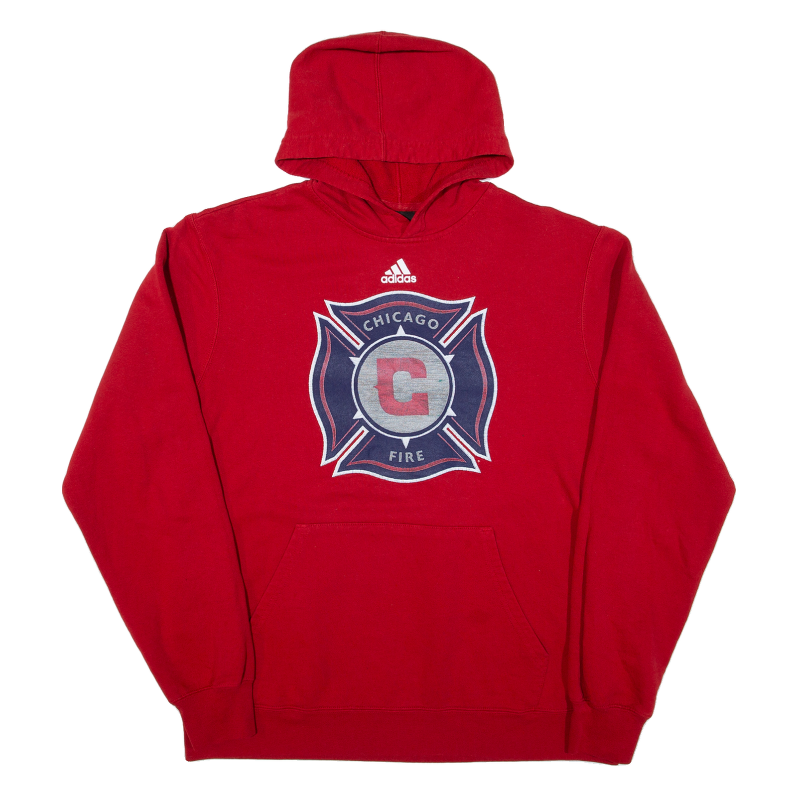 ADIDAS Chicago Fire Mens Red Hoodie USA M Refurbished - N/A refurbished available on Cerqular