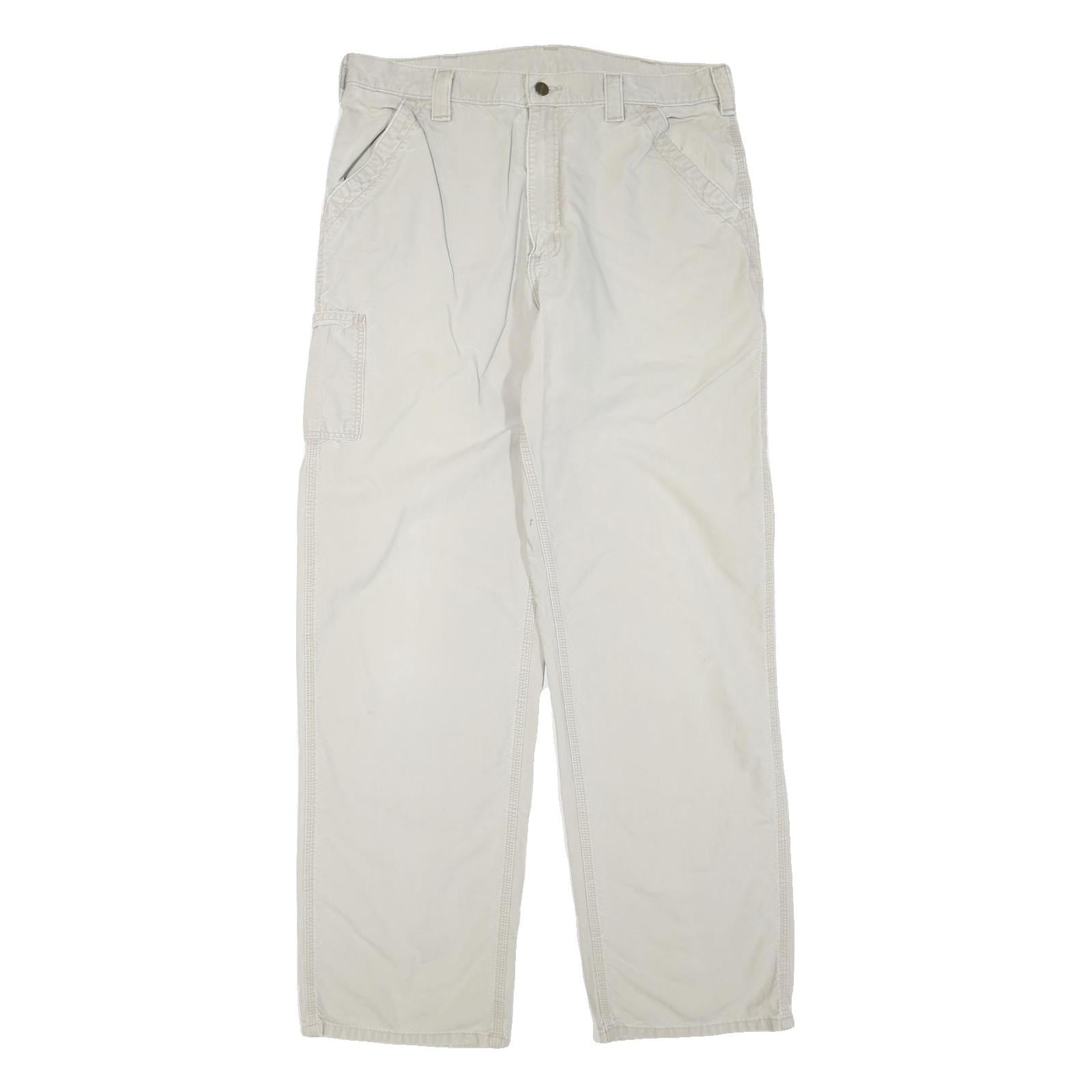 Buy CARHARTT Mens Beige Cotton Blend Regular Straight Trousers W36 L32 Workwear Refurbished - $49.39 CARHARTT Mens Beige Cotton Blend Regular Straight Trousers W36 L32 Workwear Refurbished - N/A refurbished available on Cerqular