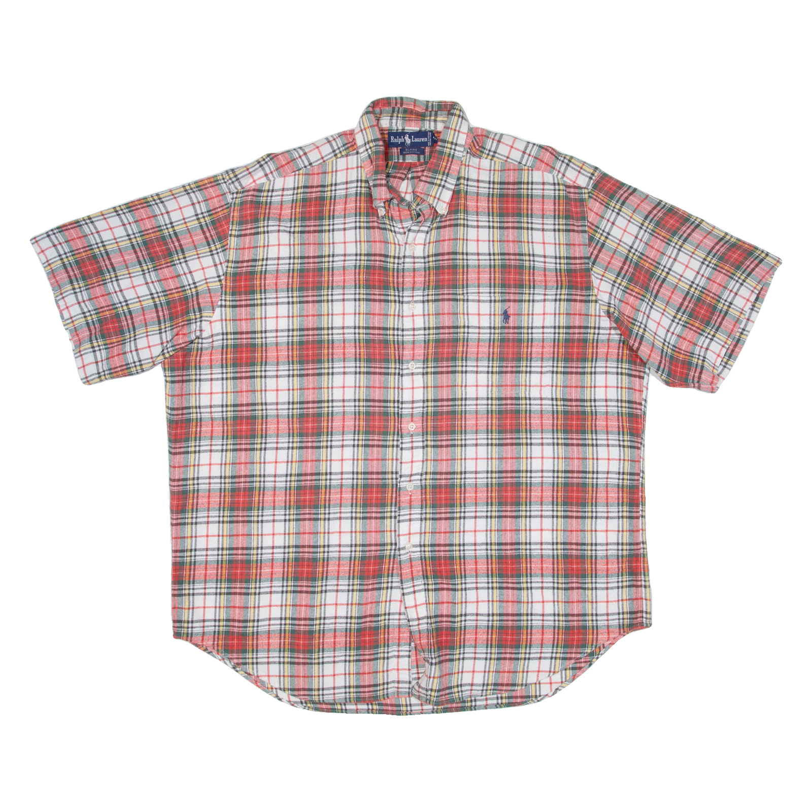 RALPH LAUREN Blake Mens Shirt Red Check XL Refurbished - N/A refurbished available on Cerqular