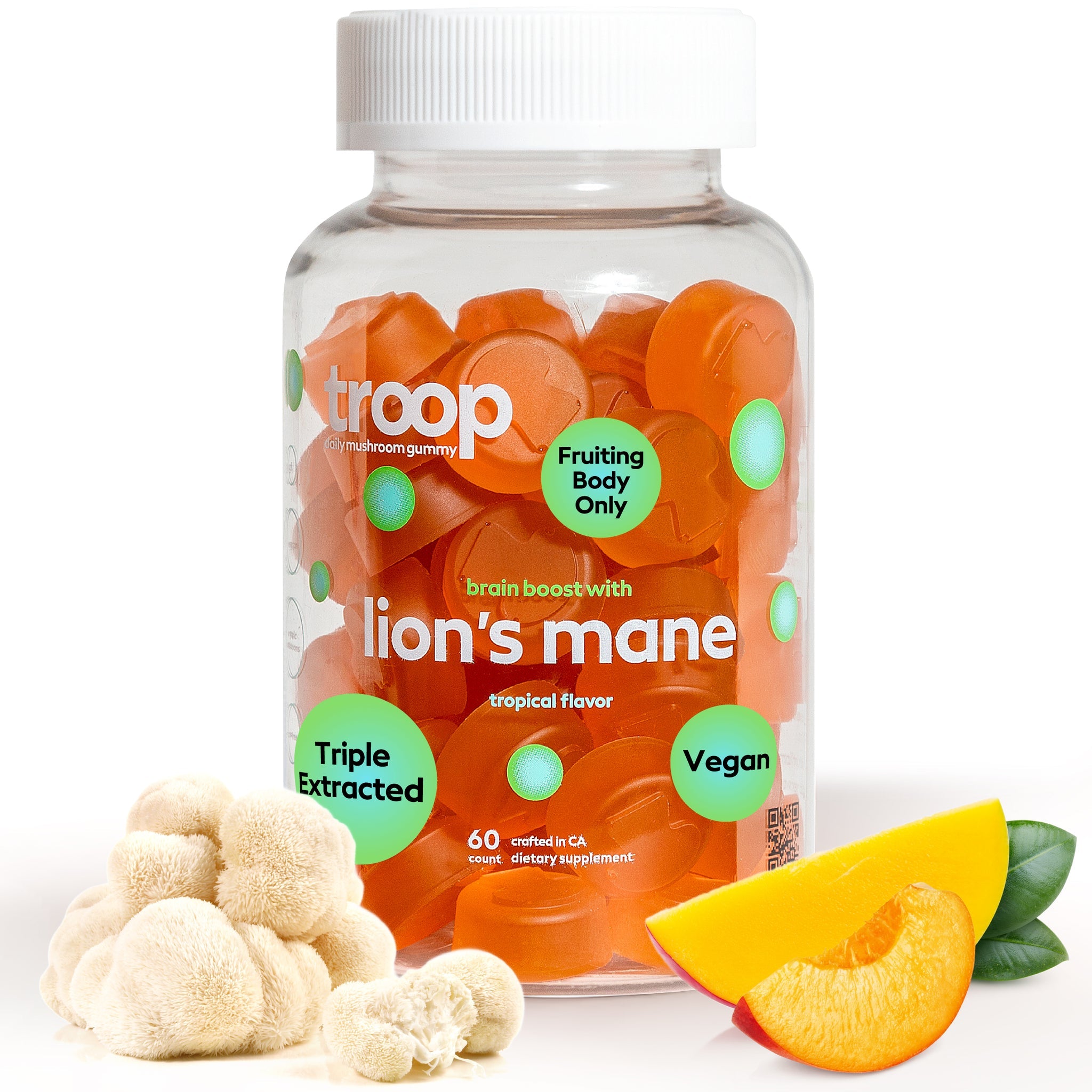Lion's Mane Mushroom Gummies | Size: 1 Bottle Refurbished - N/A refurbished available on Cerqular