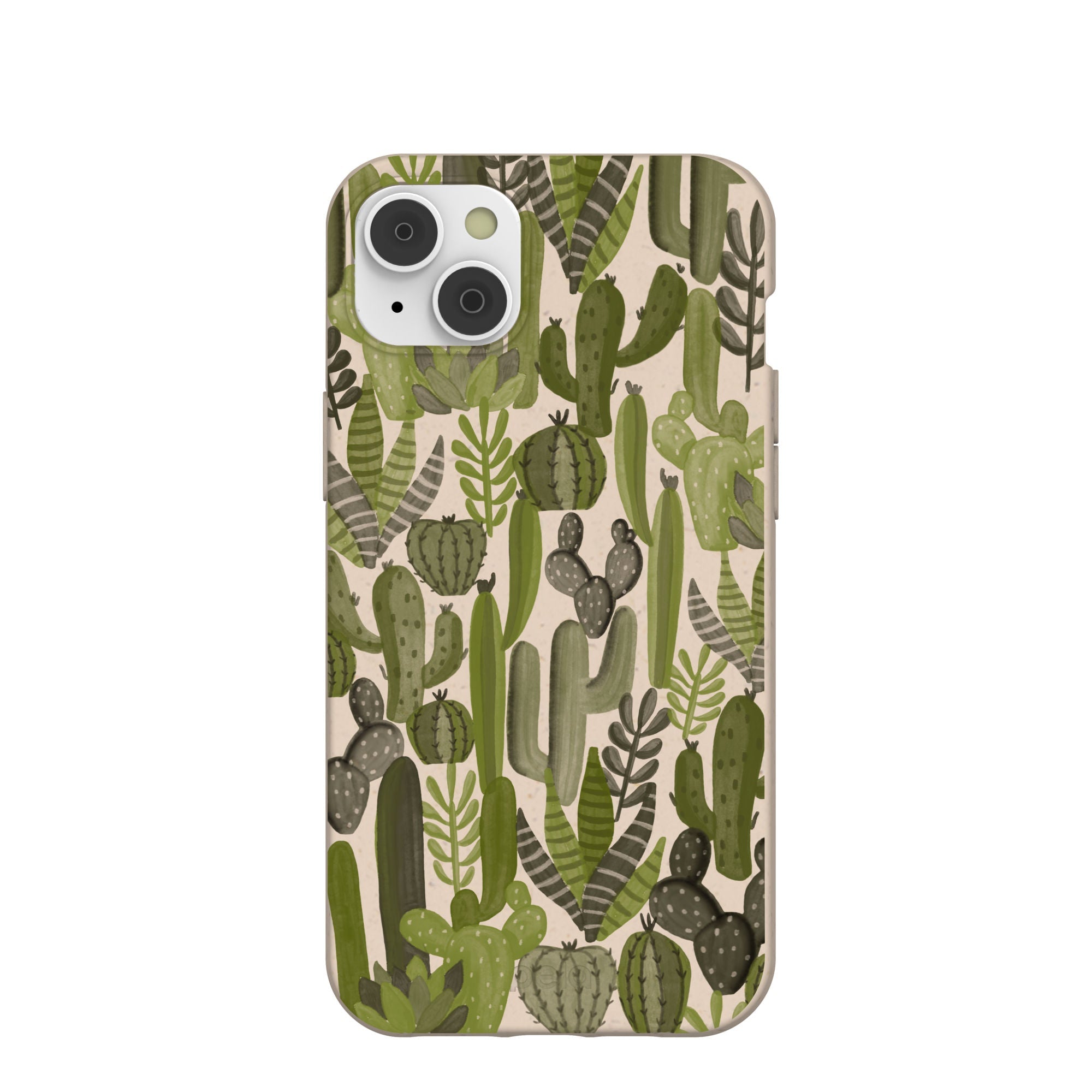 Seashell Succulent Cacti iPhone 14 Plus Case Refurbished - Pela Case refurbished available on Cerqular