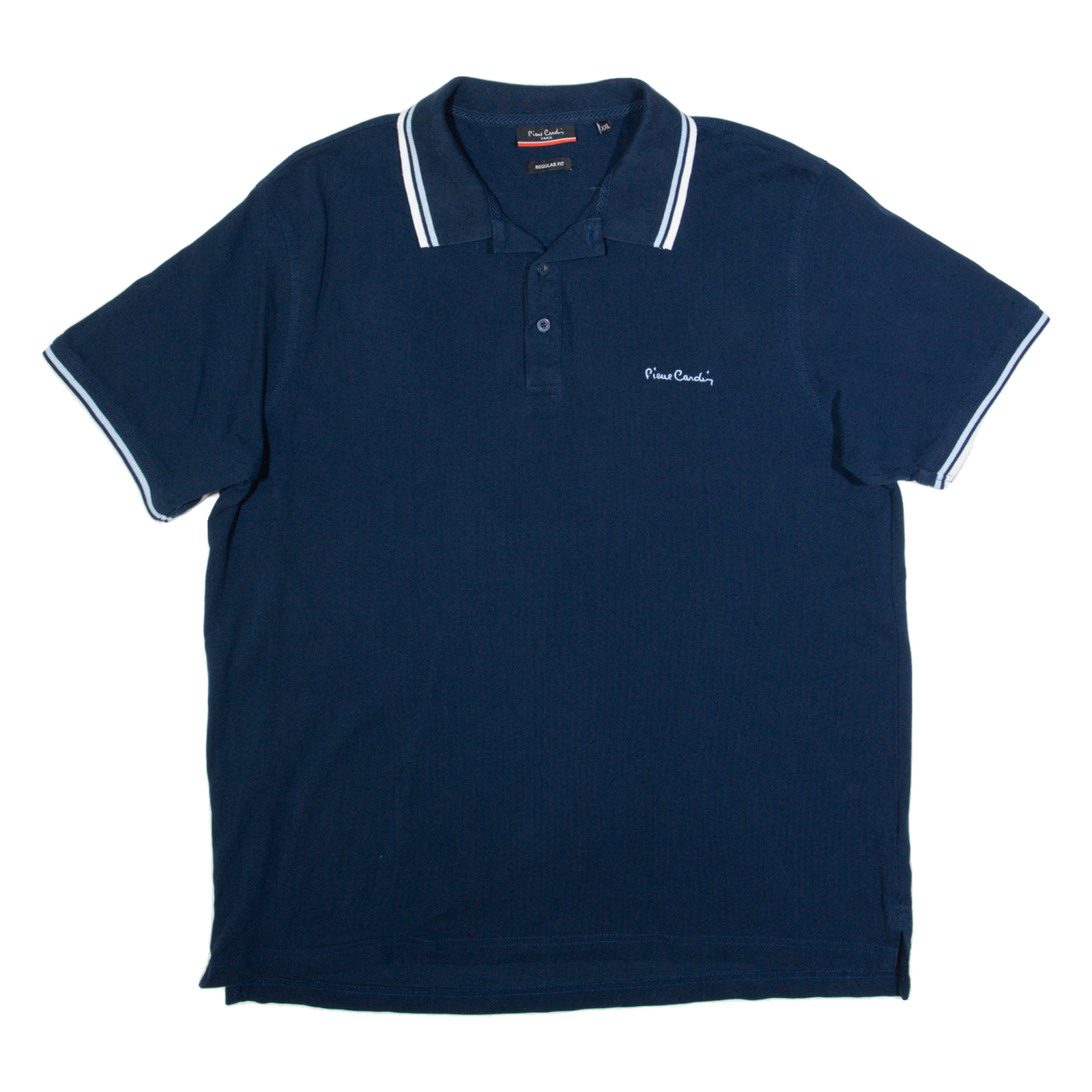 PIERRE CARDIN Mens Polo Shirt Blue 2XL Refurbished - N/A refurbished available on Cerqular