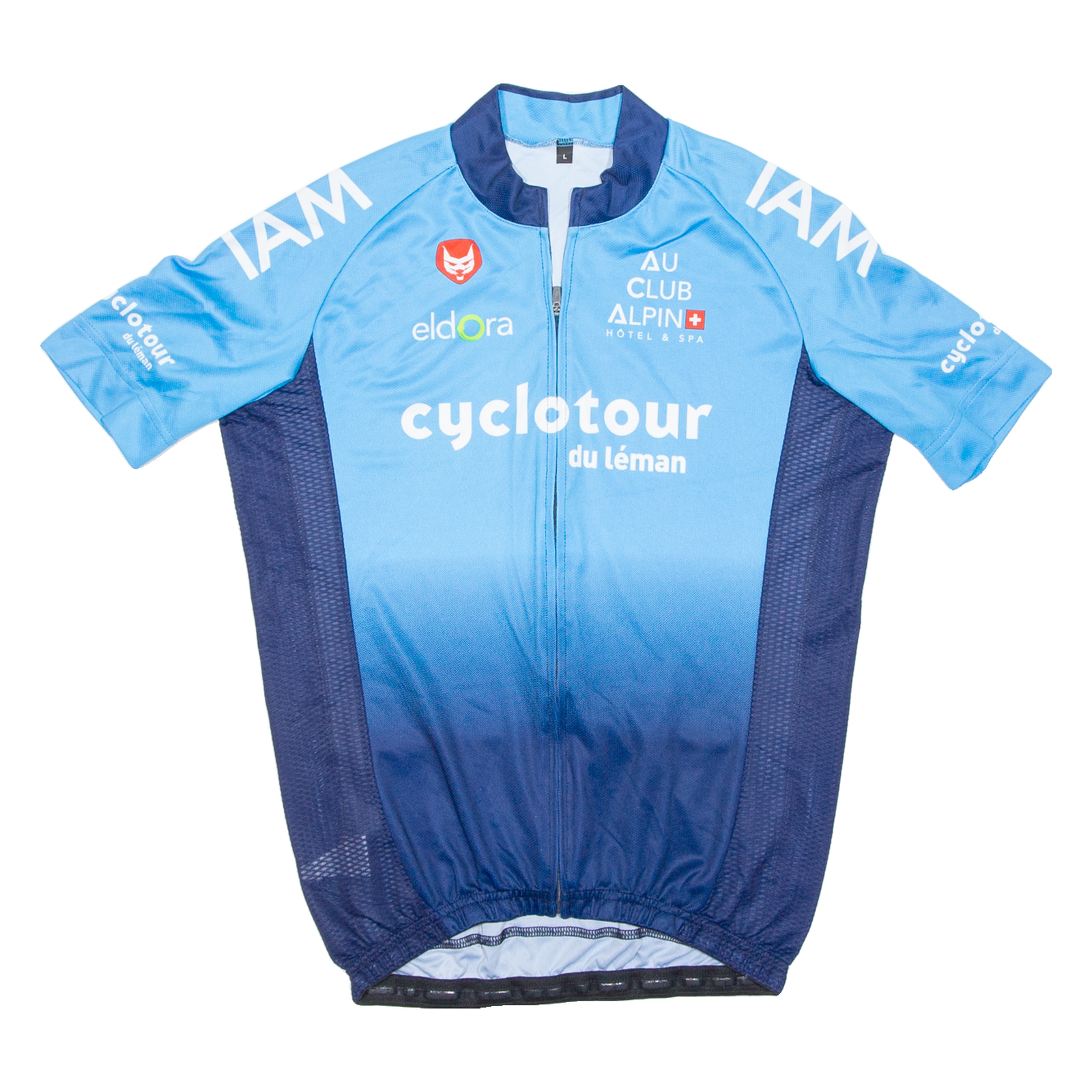 Cycling Mens Jersey Blue 1/2 Zip L Refurbished - N/A refurbished available on Cerqular
