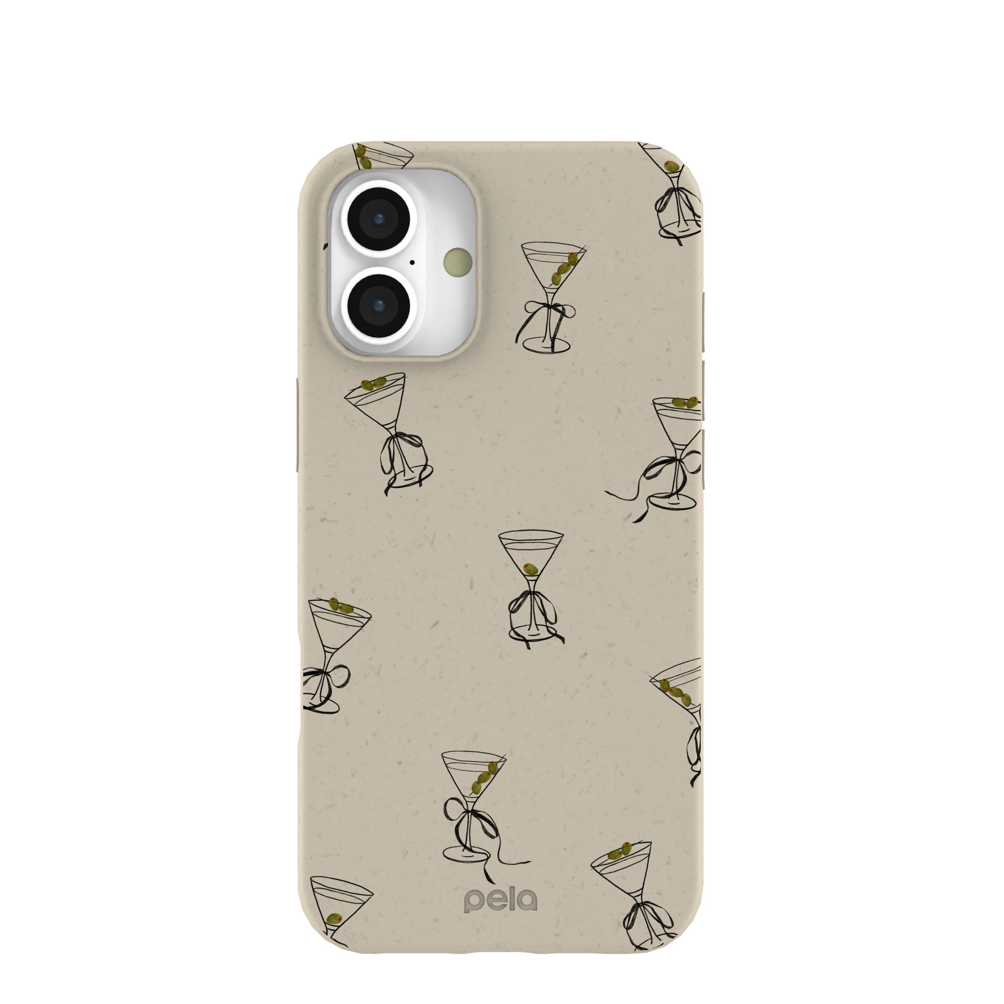 London Fog Martini Me iPhone 16 Plus Case Refurbished - Pela Case refurbished available on Cerqular