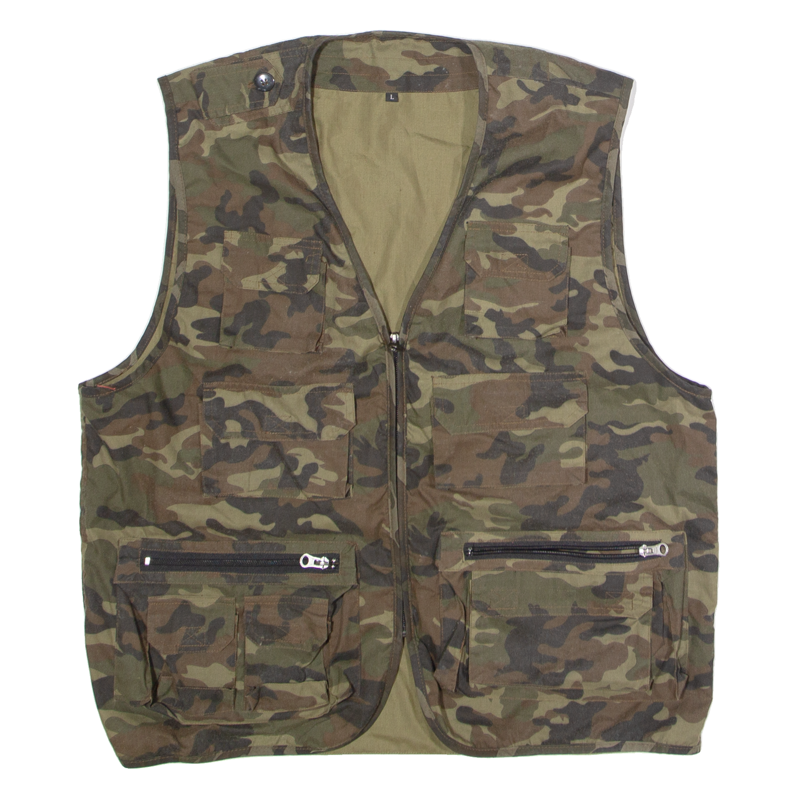 Utility Mens Military Gilet Green Camouflage L Refurbished - N/A refurbished available on Cerqular