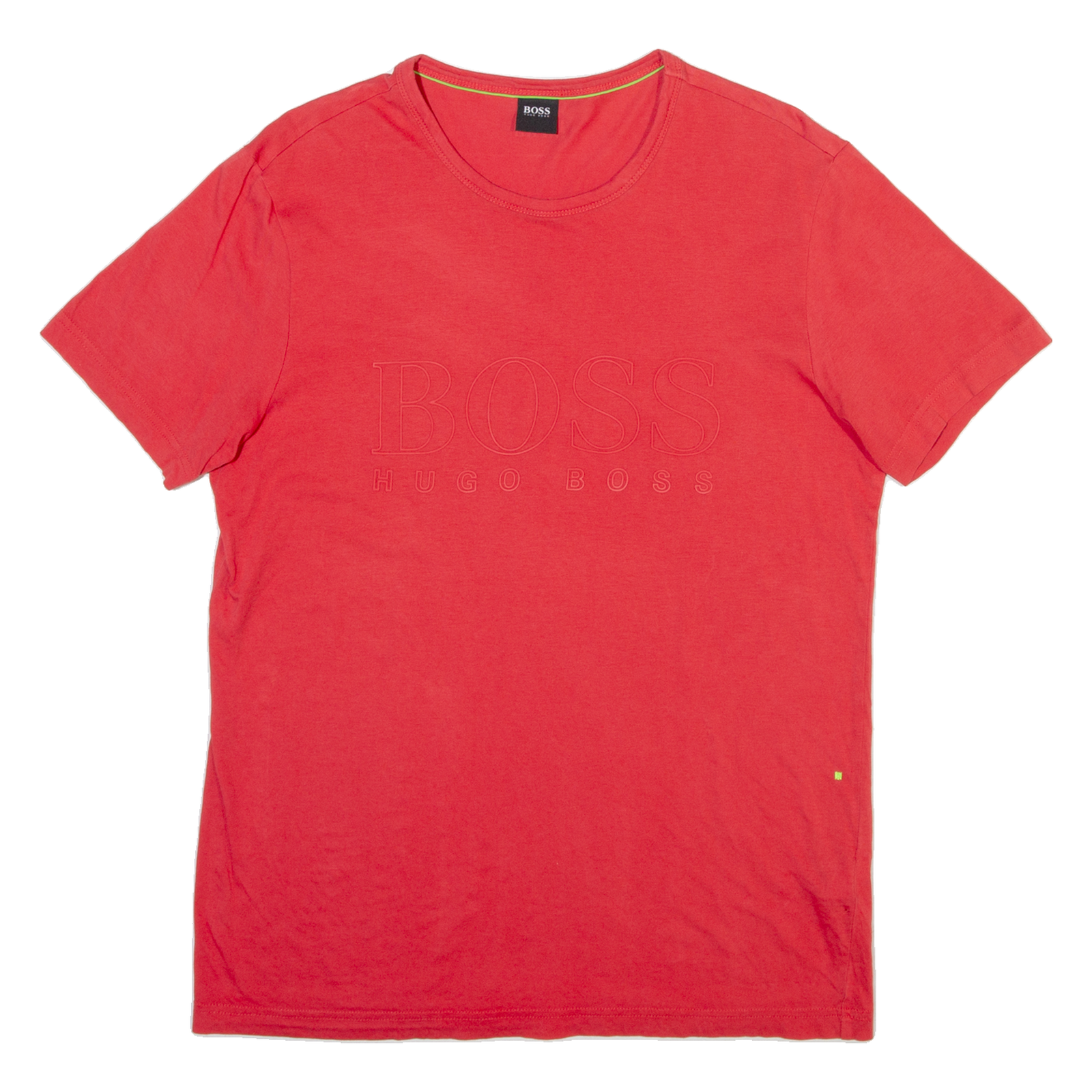 BOSS HUGO BOSS Mens T-Shirt Pink Crew Neck M Refurbished - N/A refurbished available on Cerqular