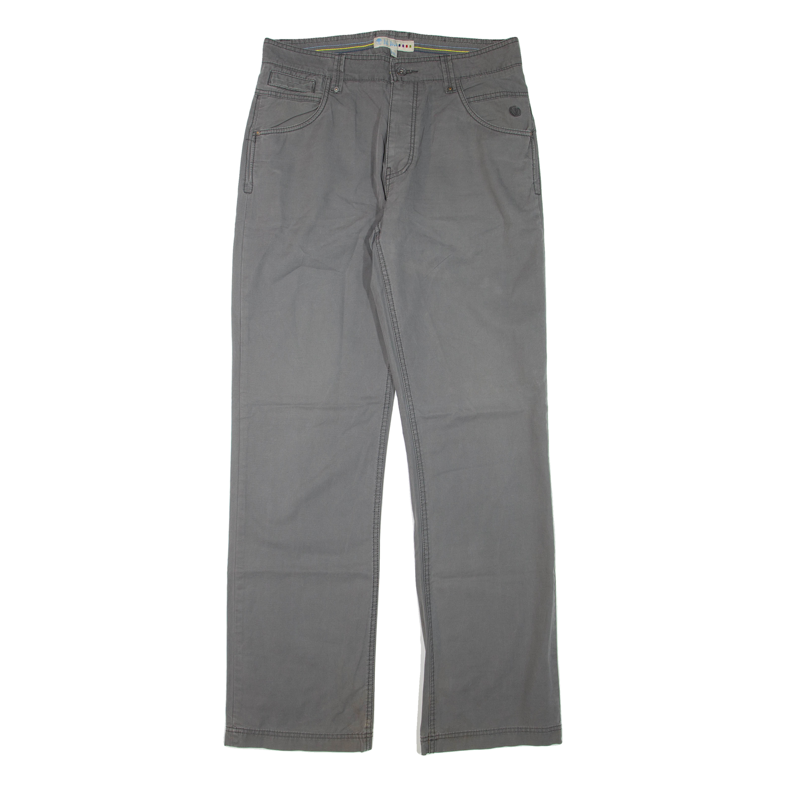 FAT FACE Womens Trousers Grey Regular Straight W32 L35 Refurbished - N/A refurbished available on Cerqular