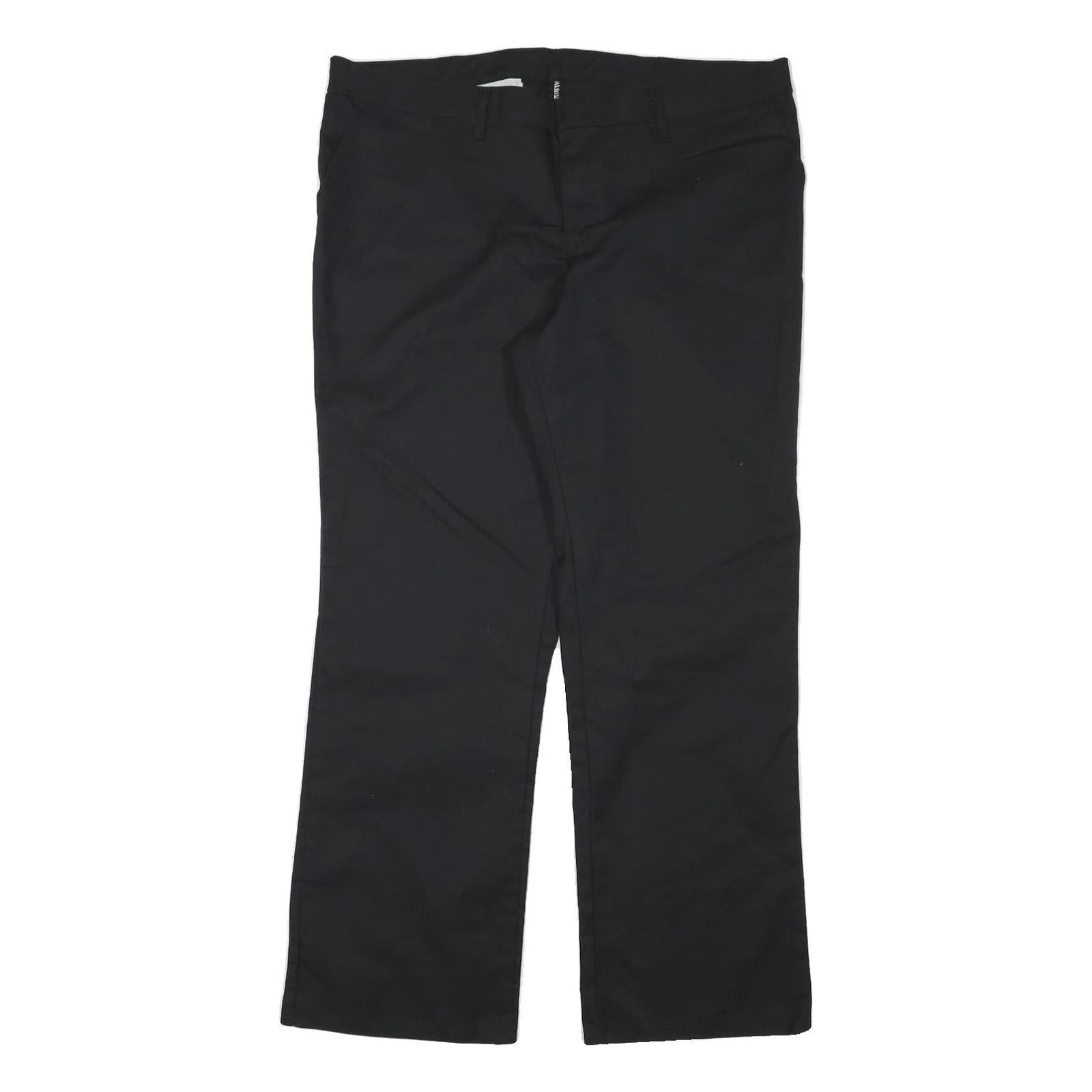 DICKIES Womens Polyester Blend Black Regular Fit Straight Leg Trousers W40 L31 Refurbished - N/A refurbished available on Cerqular