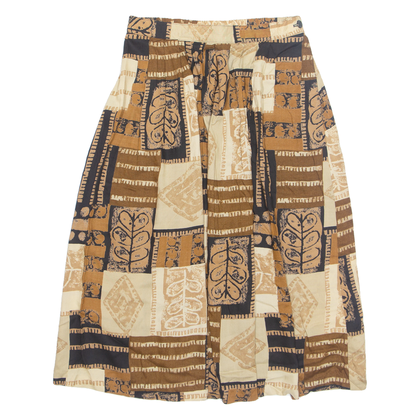 ALFRED DUNNER Womens A-Line Skirt Beige Knee Length 90s UK 8 Refurbished - N/A refurbished available on Cerqular