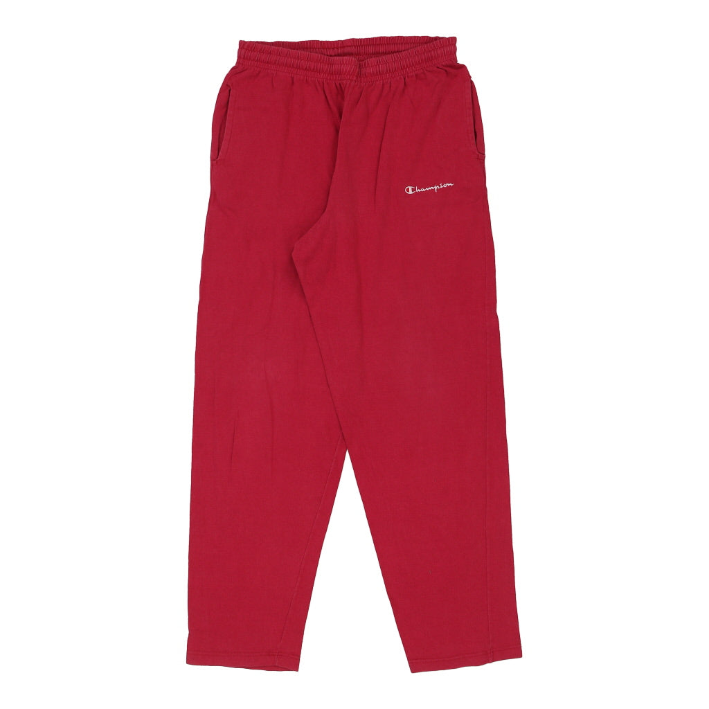 Champion Joggers - XL Red Cotton Blend Refurbished - Thrifted (note: this is a term often used to describe second- refurbished available on Cerqular