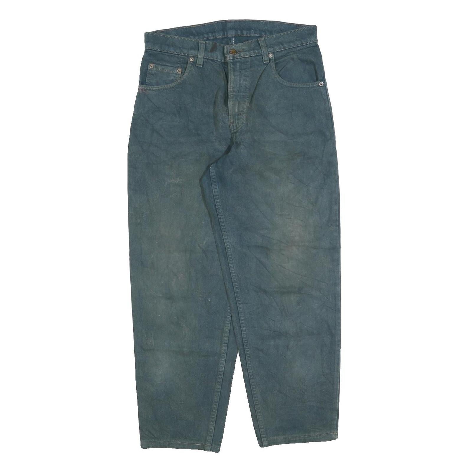 LEVI'S Mens Blue Regular Jeans Denim W30 L27 Classic Zip Cotton Blend Refurbished - N/A refurbished available on Cerqular
