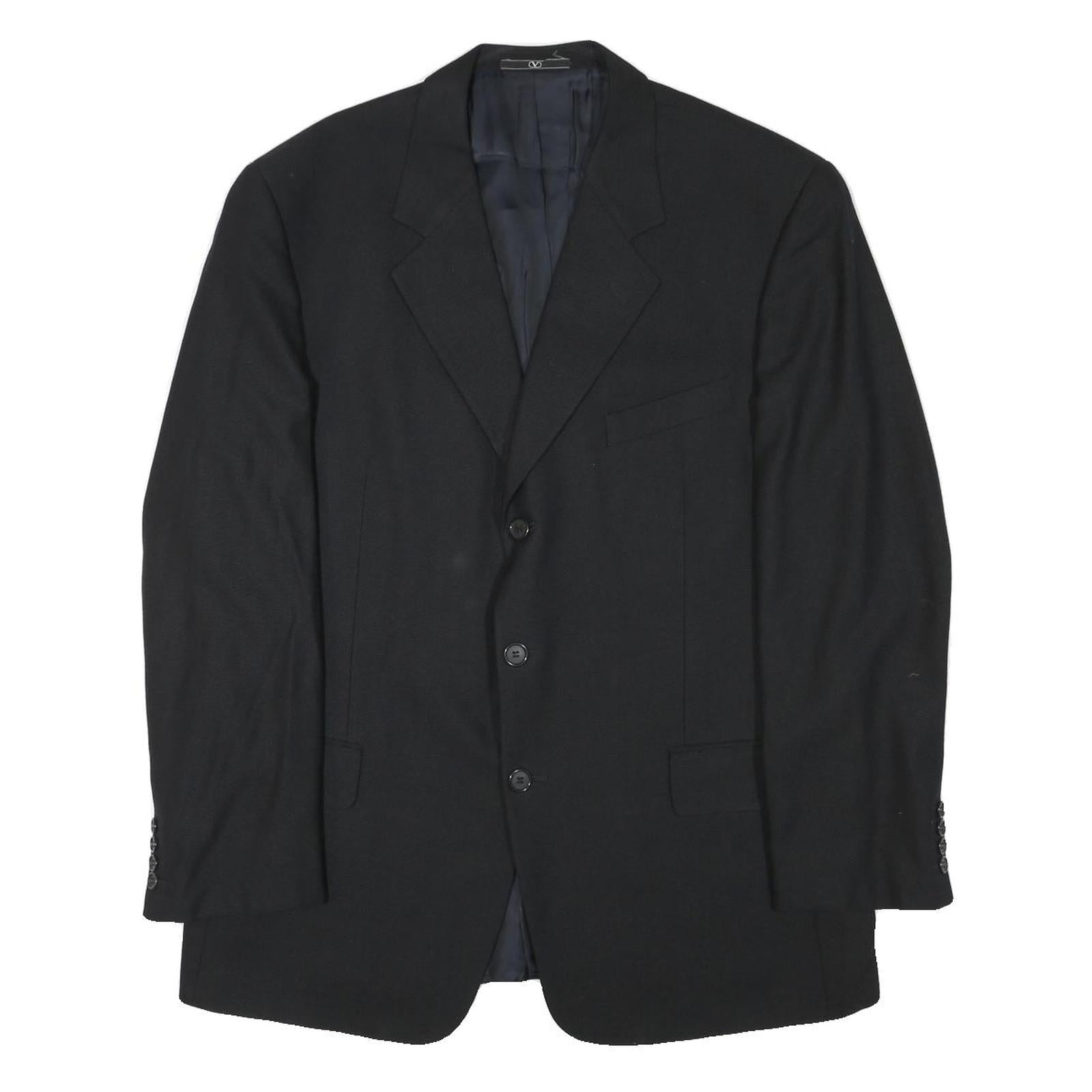 Buy VALENTINO Mens Black Wool Blend Classic Jacket L Button Plain Elegant Stylish Refurbished - $132.59 VALENTINO Mens Black Wool Blend Classic Jacket L Button Plain Elegant Stylish Refurbished - N/A refurbished available on Cerqular