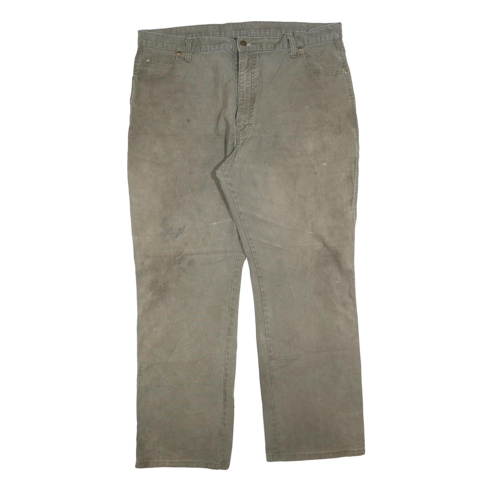 DICKIES Mens Cotton Blend Relaxed W40 L32 Utility Workwear Trousers Zip Closure Refurbished - N/A refurbished available on Cerqular
