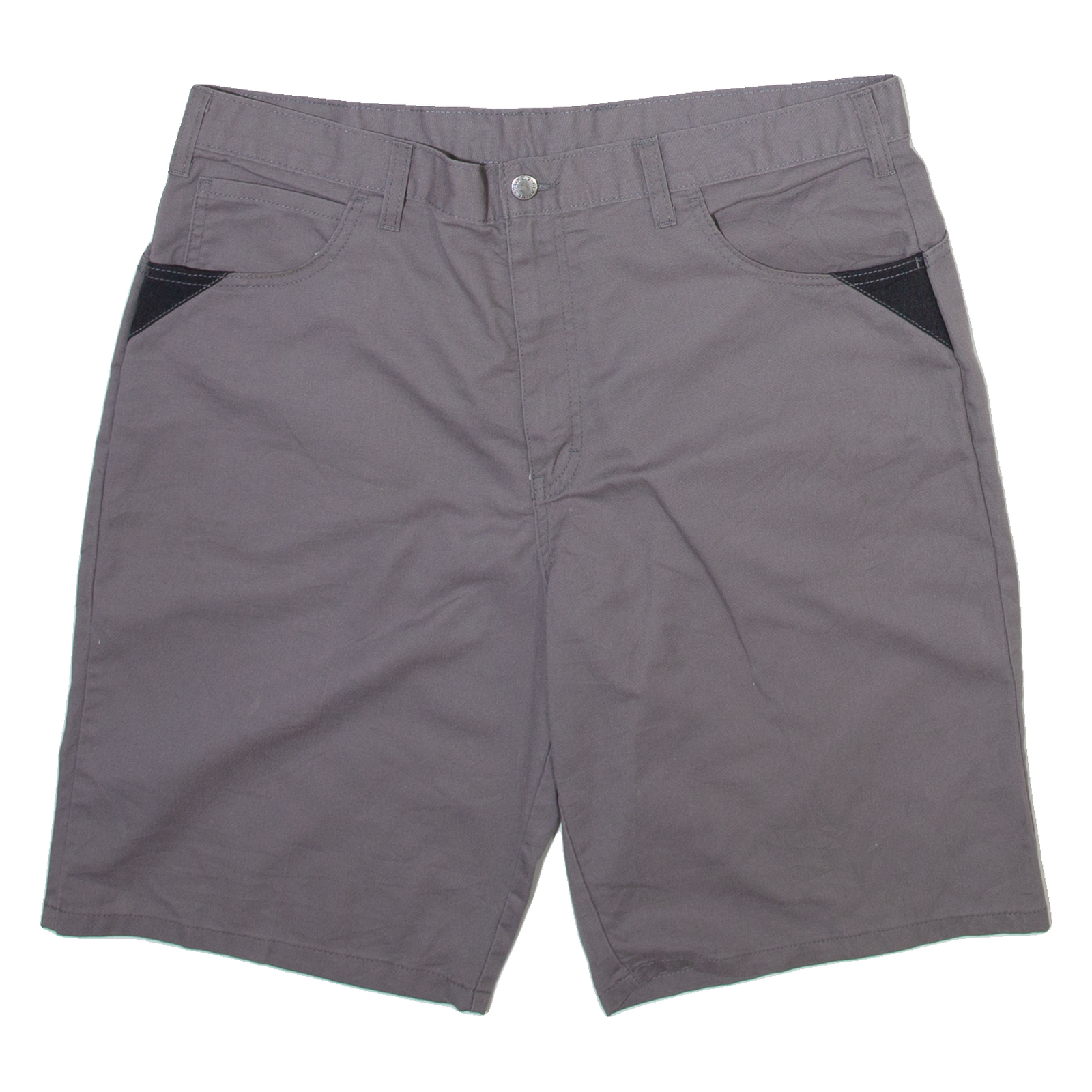 DICKIES Mens Workwear Shorts Grey Relaxed XL W38 Refurbished - N/A refurbished available on Cerqular