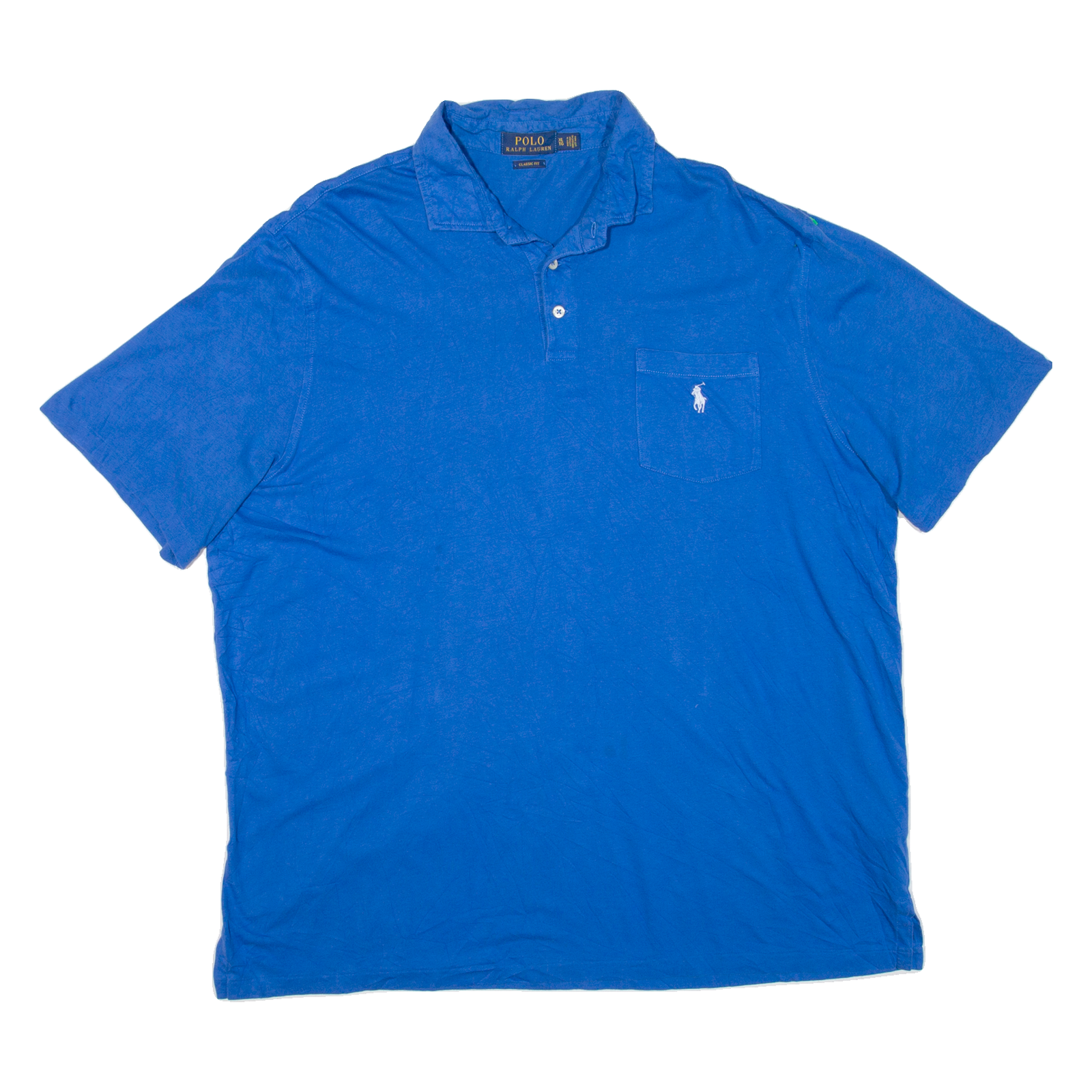 POLO RALPH LAUREN Mens Polo Shirt Blue XL Refurbished - N/A refurbished available on Cerqular