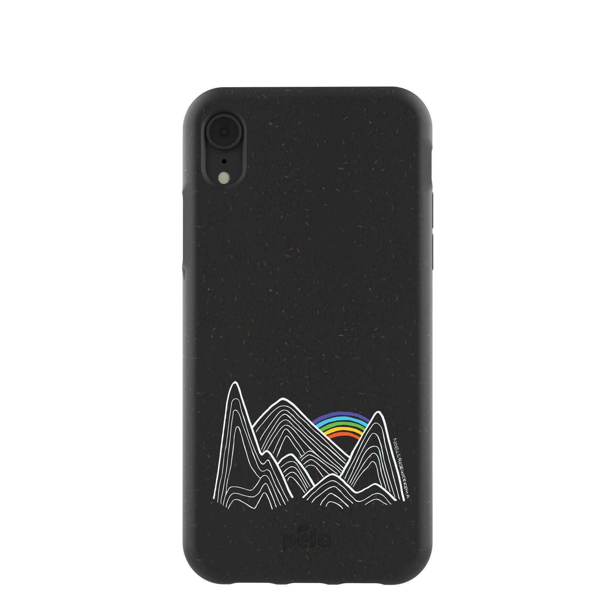Black Elevation iPhone XR Case Refurbished - Pela Case refurbished available on Cerqular