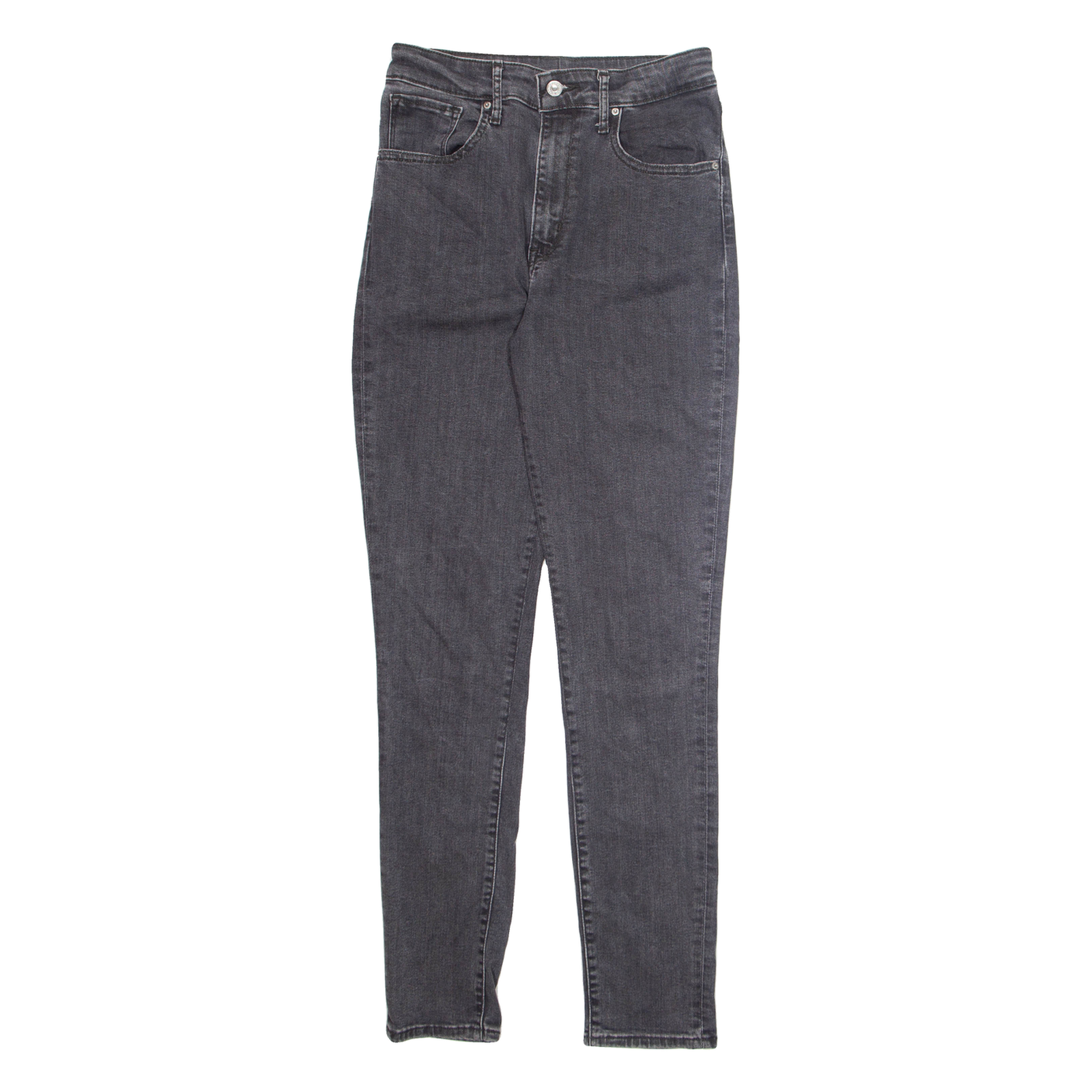 LEVI'S Womens Jeans Grey Regular Tapered W28 L31 Refurbished - N/A refurbished available on Cerqular
