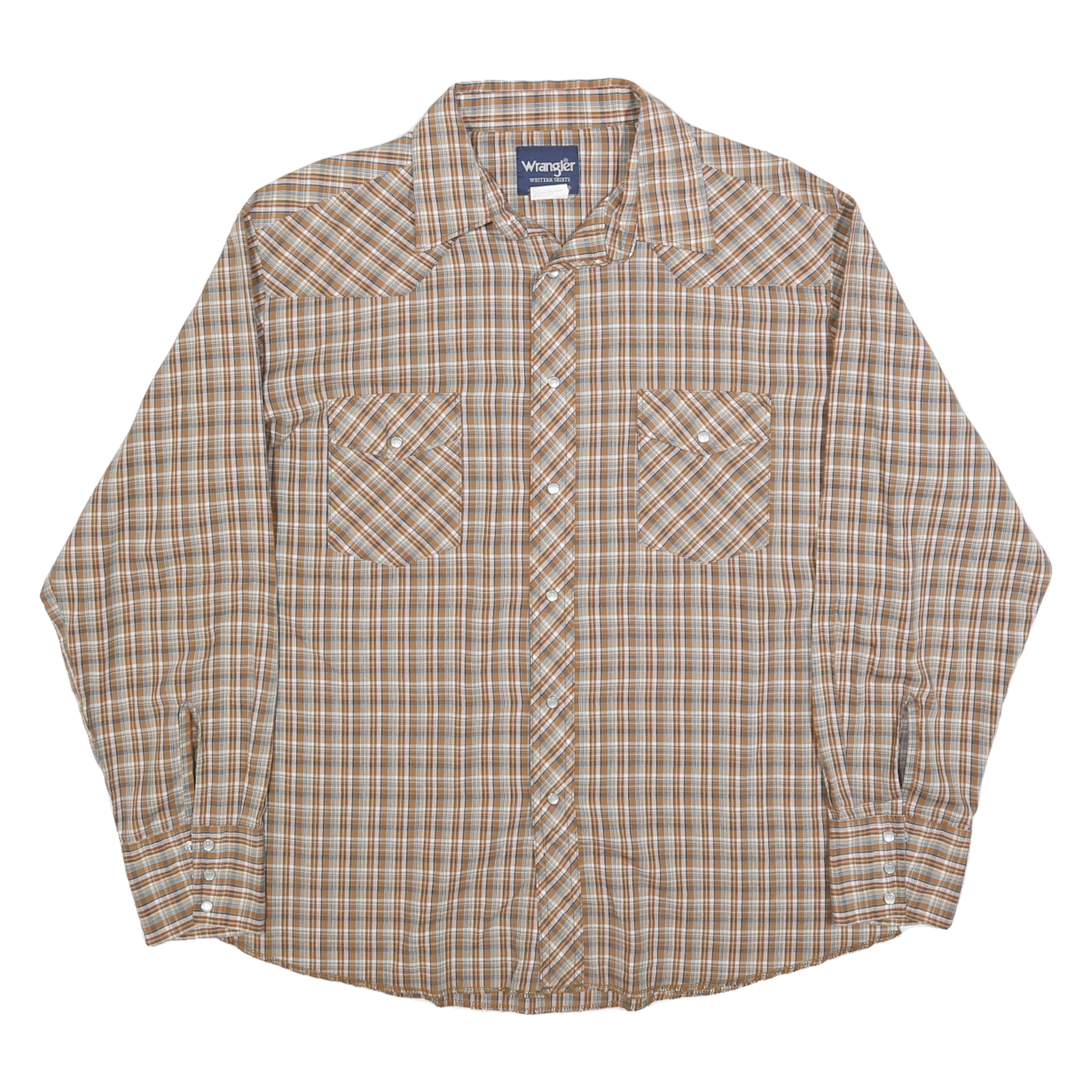 Buy WRANGLER Mens Beige & Brown Check Shirt XL Western Classic Cotton Button Refurbished - $40.29 WRANGLER Mens Beige & Brown Check Shirt XL Western Classic Cotton Button Refurbished - N/A refurbished available on Cerqular