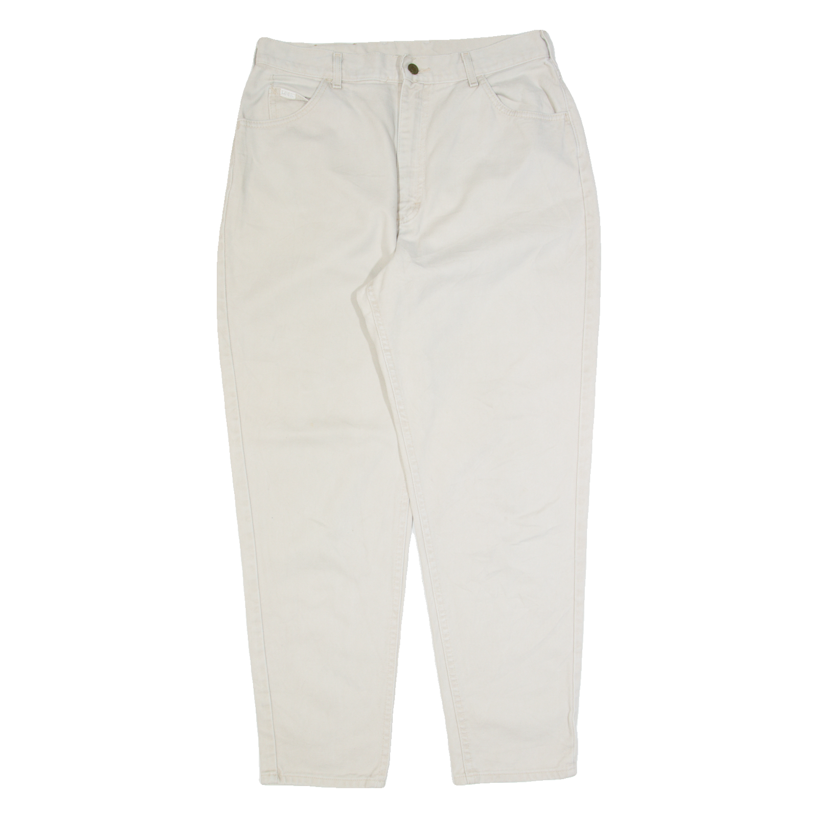 LEE Mens Trousers Cream Regular Tapered W32 L30 Refurbished - N/A refurbished available on Cerqular