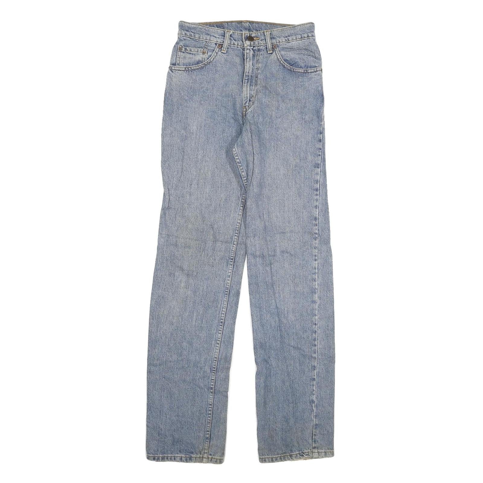 LEVI'S 506 Mens Jeans Blue Regular Straight Denim Light W26 L32 Classic Fit Zip Refurbished - N/A refurbished available on Cerqular