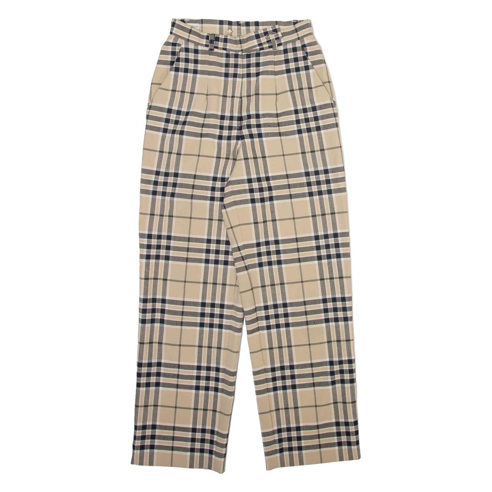 ALBERTO FABIANI Womens Trousers Beige Regular Straight Wool W24 L27 Refurbished - N/A refurbished available on Cerqular