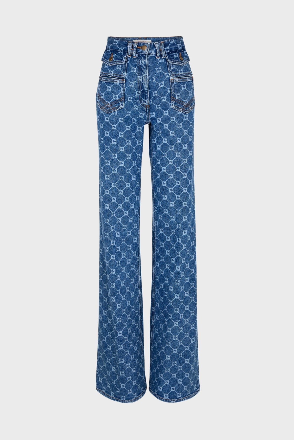 Trouser Anna Dyp15y309 Blue | Color: BLUE | Size: 34 Refurbished - Rue Madame is a known brand, and the standardized name is " refurbished available on Cerqular