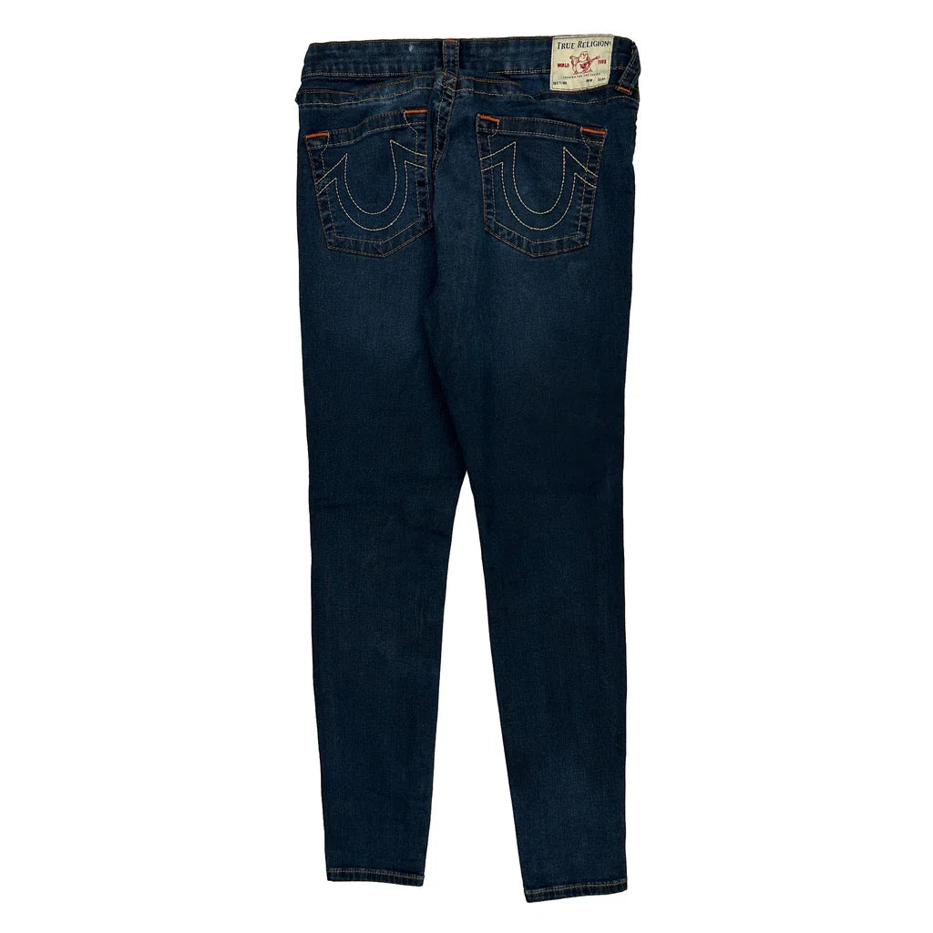 Buy True Religion Skinny Jeans - 30W UK 8 Dark Wash Cotton Blend Refurbished - $53.59 True Religion Skinny Jeans - 30W UK 8 Dark Wash Cotton Blend Refurbished - Thrifted (note: this is a term often used to describe second- refurbished available on Cerqular