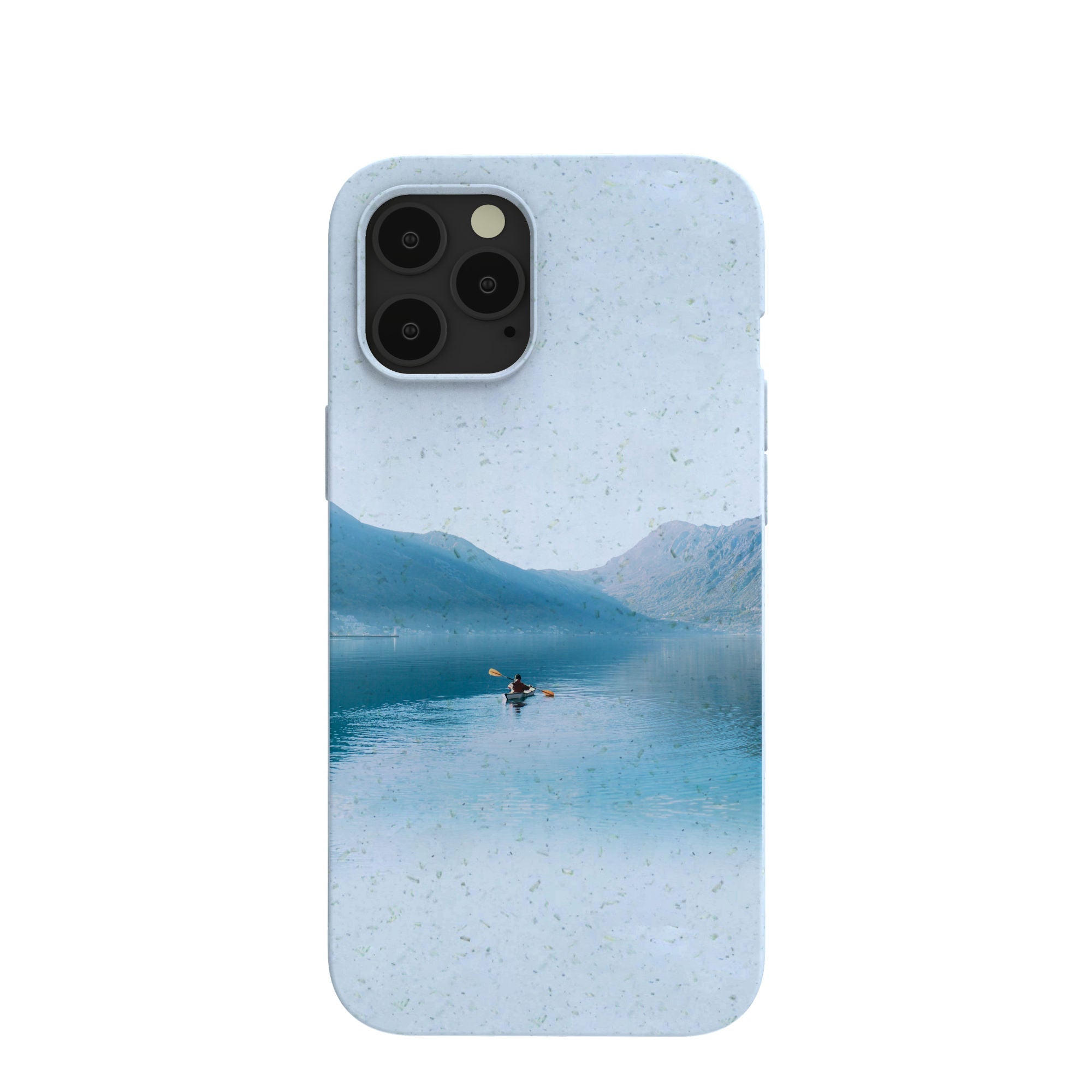 Powder Blue Serene iPhone 12 Pro Max Case Refurbished - Pela Case refurbished available on Cerqular
