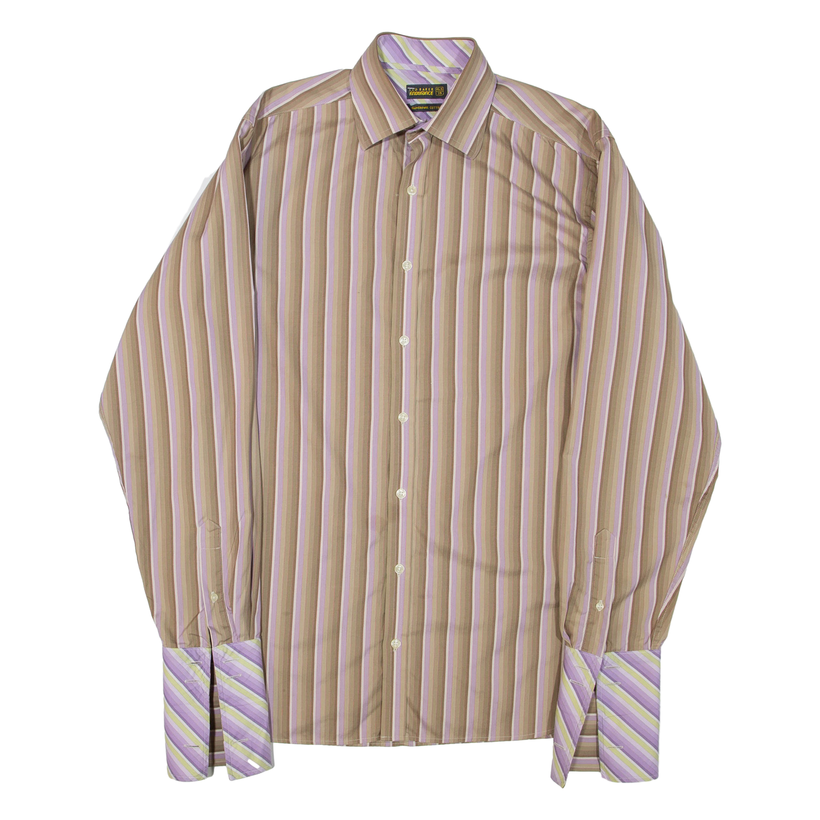 Buy TED BAKER Endurance Mens Formal Shirt Brown Striped Long Sleeve L Refurbished - $28.59 TED BAKER Endurance Mens Formal Shirt Brown Striped Long Sleeve L Refurbished - N/A refurbished available on Cerqular