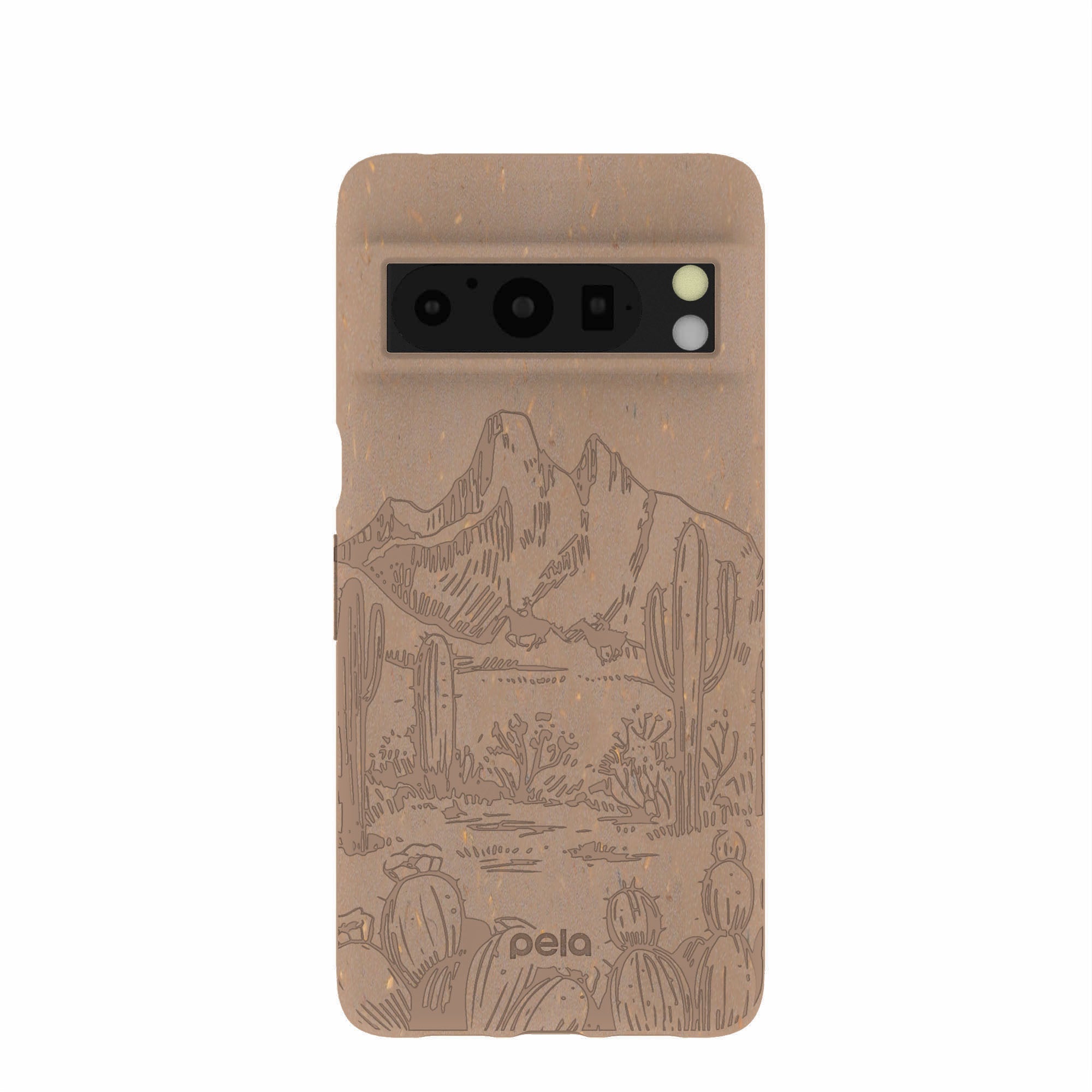 Chocolate Brown Desert Run Google Pixel 8 Pro Case Refurbished - Pela Case refurbished available on Cerqular