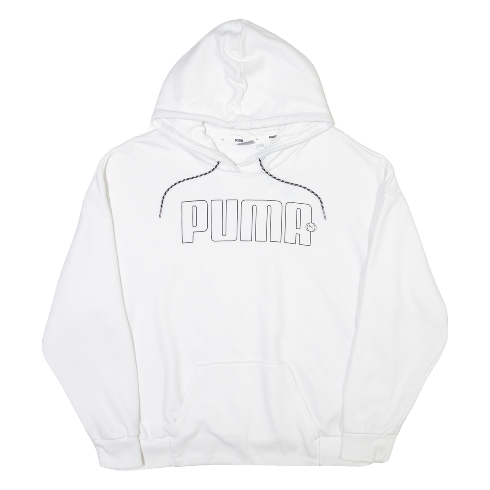 PUMA Womens White Hoodie L Refurbished - N/A refurbished available on Cerqular