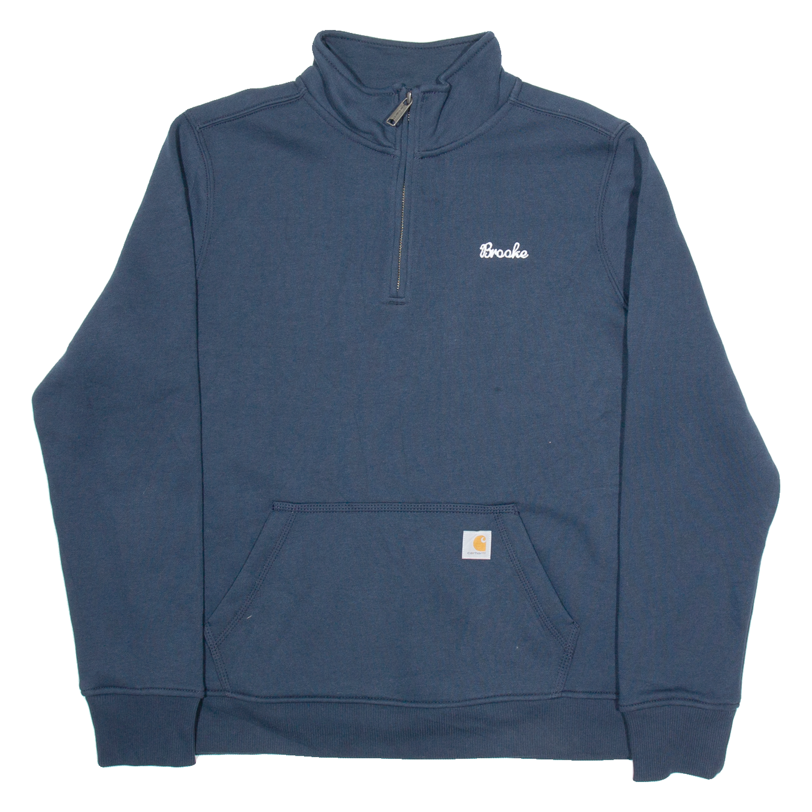 CARHARTT Brooke Womens Sweatshirt Blue 1/4 Zip L Refurbished - N/A refurbished available on Cerqular