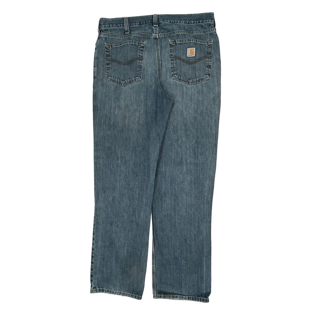 Buy Carhartt Jeans - 36W 34L Blue Cotton Blend Refurbished - $64.31 Carhartt Jeans - 36W 34L Blue Cotton Blend Refurbished - Thrifted (note: this is a term often used to describe second- refurbished available on Cerqular