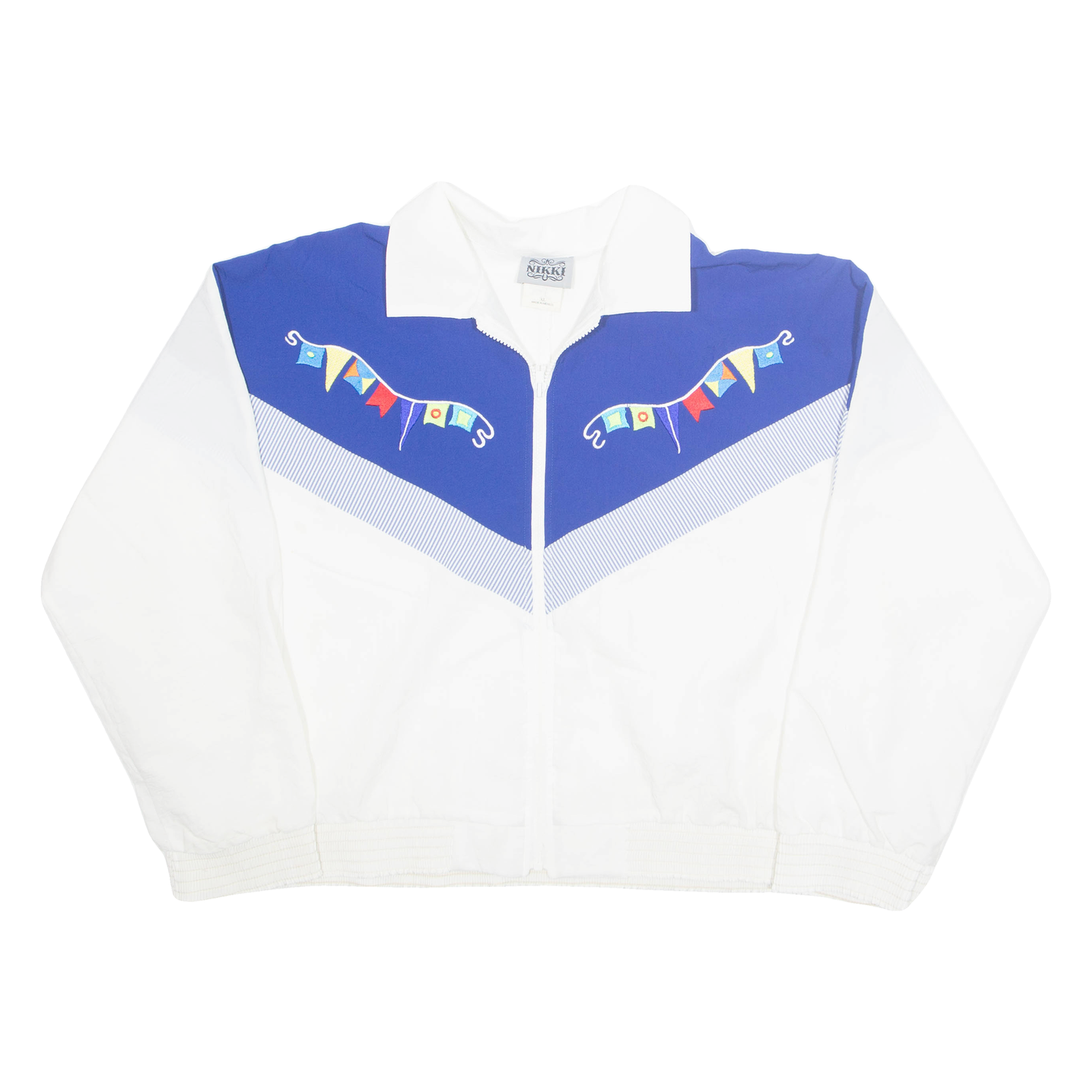 NIKKI Mens Shell Jacket White XL Refurbished - N/A refurbished available on Cerqular