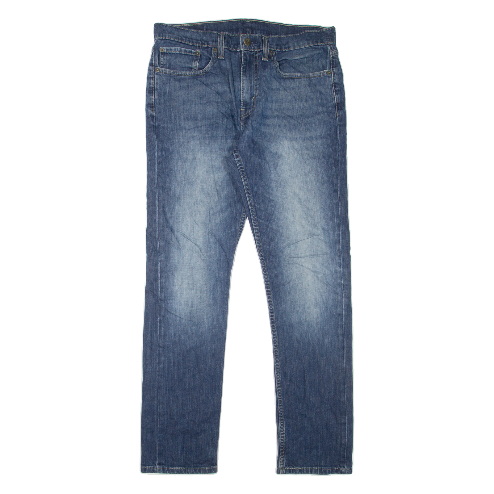 LEVI'S 511 Jeans Mens Blue Slim Straight Stone Wash W34 L32 Refurbished - N/A refurbished available on Cerqular