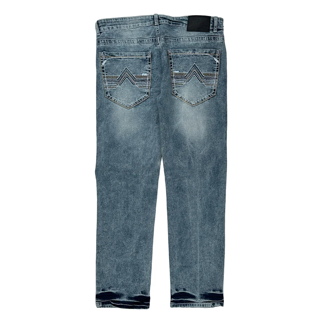 Buy Retro Stitch Jeans - 32W 30L Blue Denim Refurbished - $66.99 Retro Stitch Jeans - 32W 30L Blue Denim Refurbished - Thrifted (note: this is a term often used to describe second- refurbished available on Cerqular