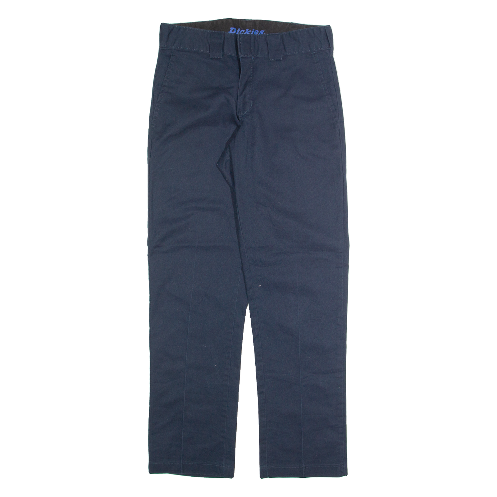 DICKIES Chino Mens Trousers Blue Regular Straight W29 L30 Refurbished - N/A refurbished available on Cerqular
