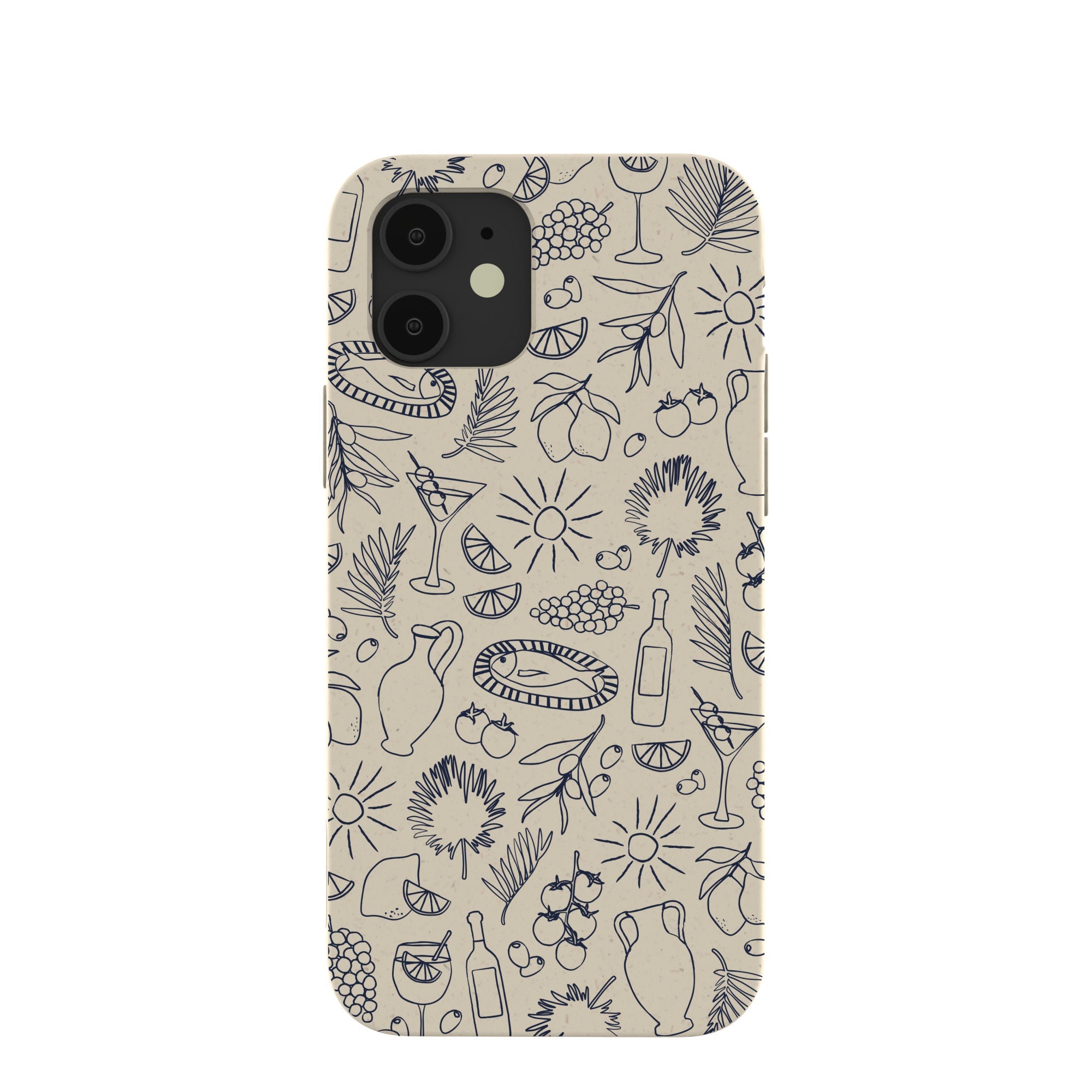 London Fog Mediterranean Moments iPhone 12/ iPhone 12 Pro Case Refurbished - Pela Case refurbished available on Cerqular