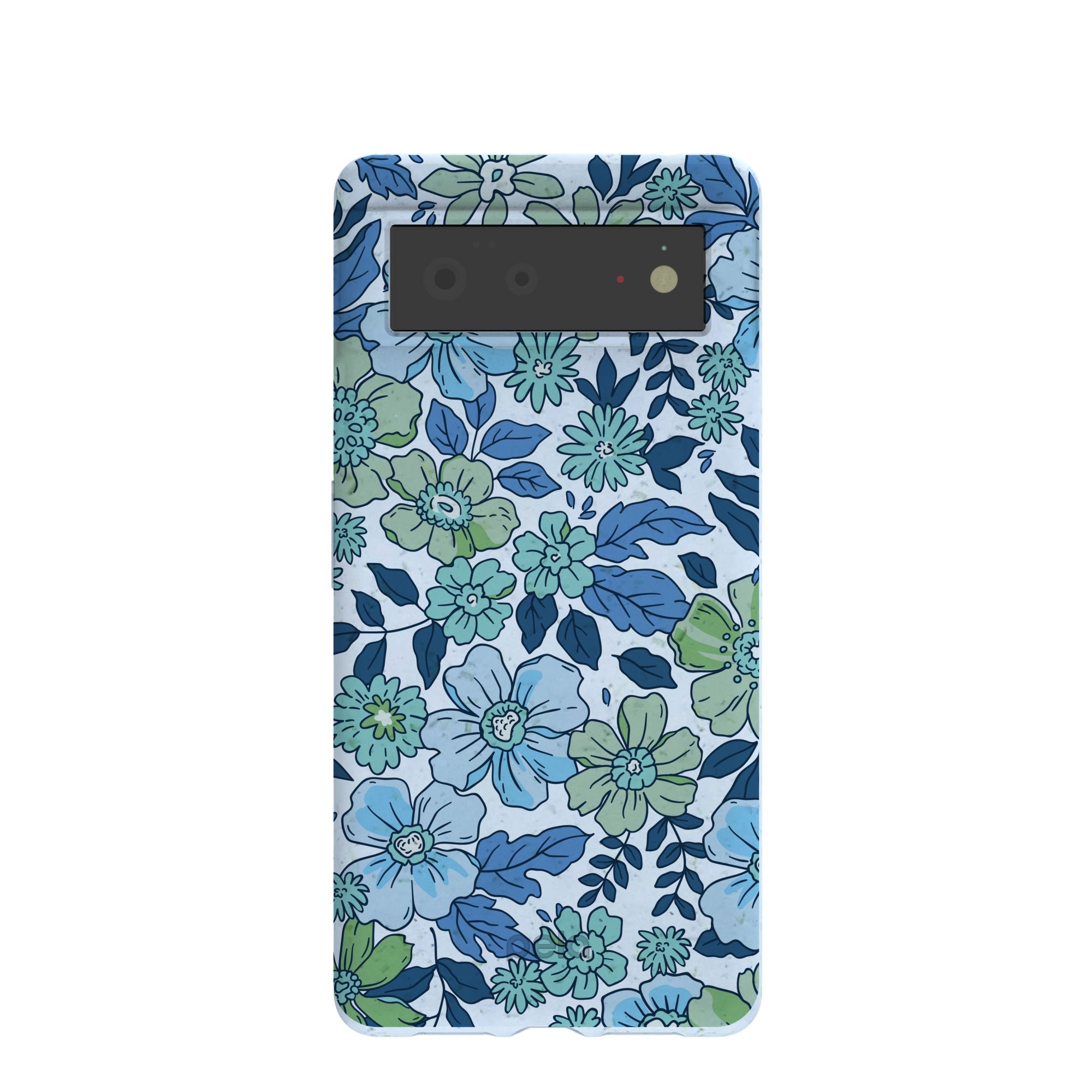 Powder Blue Liberty Florals Google Pixel 6 Case Refurbished - Pela Case refurbished available on Cerqular