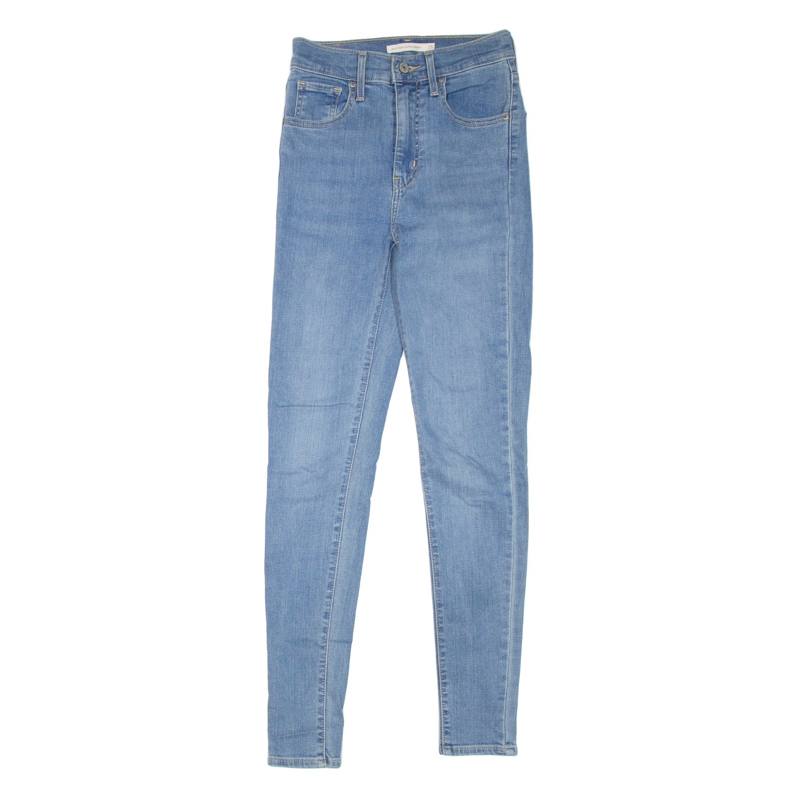 LEVI'S Mile High Womens Jeans Blue Regular Skinny W25 L30 Refurbished - N/A refurbished available on Cerqular