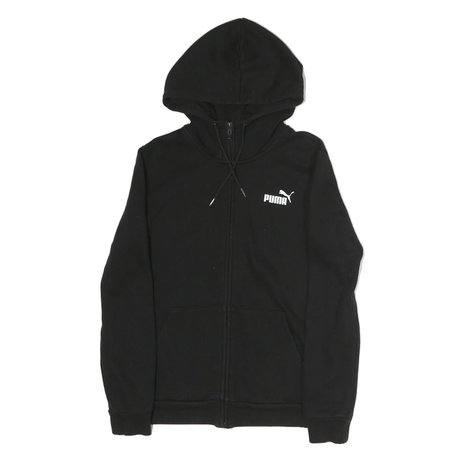 PUMA Mens Black Pullover S Zip Hoodie Cotton Casual Sportswear Refurbished - N/A refurbished available on Cerqular