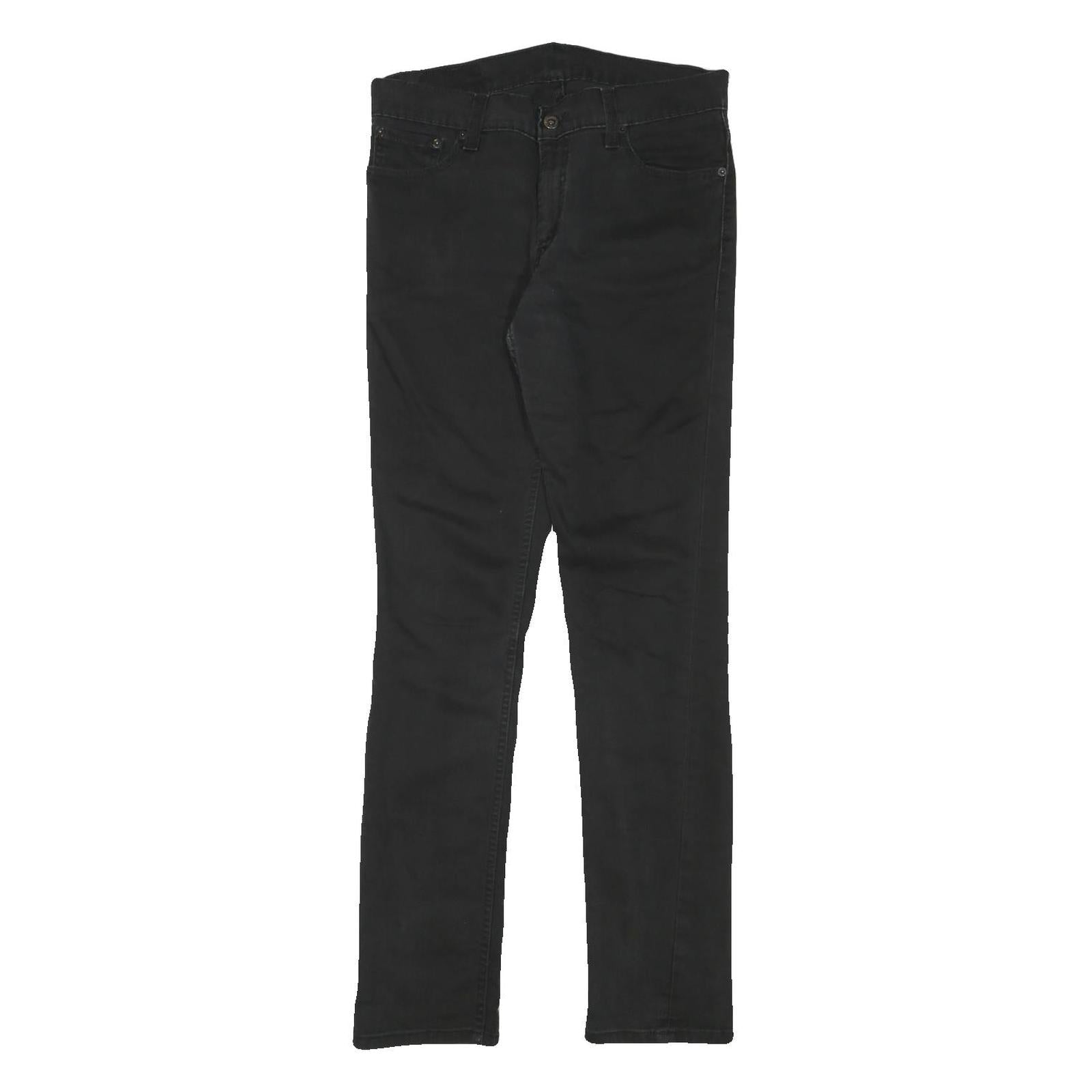 LEVI'S 510 Mens Slim Black Denim Dark W30 L32 Stretch Cotton Blend Jeans Refurbished - N/A refurbished available on Cerqular