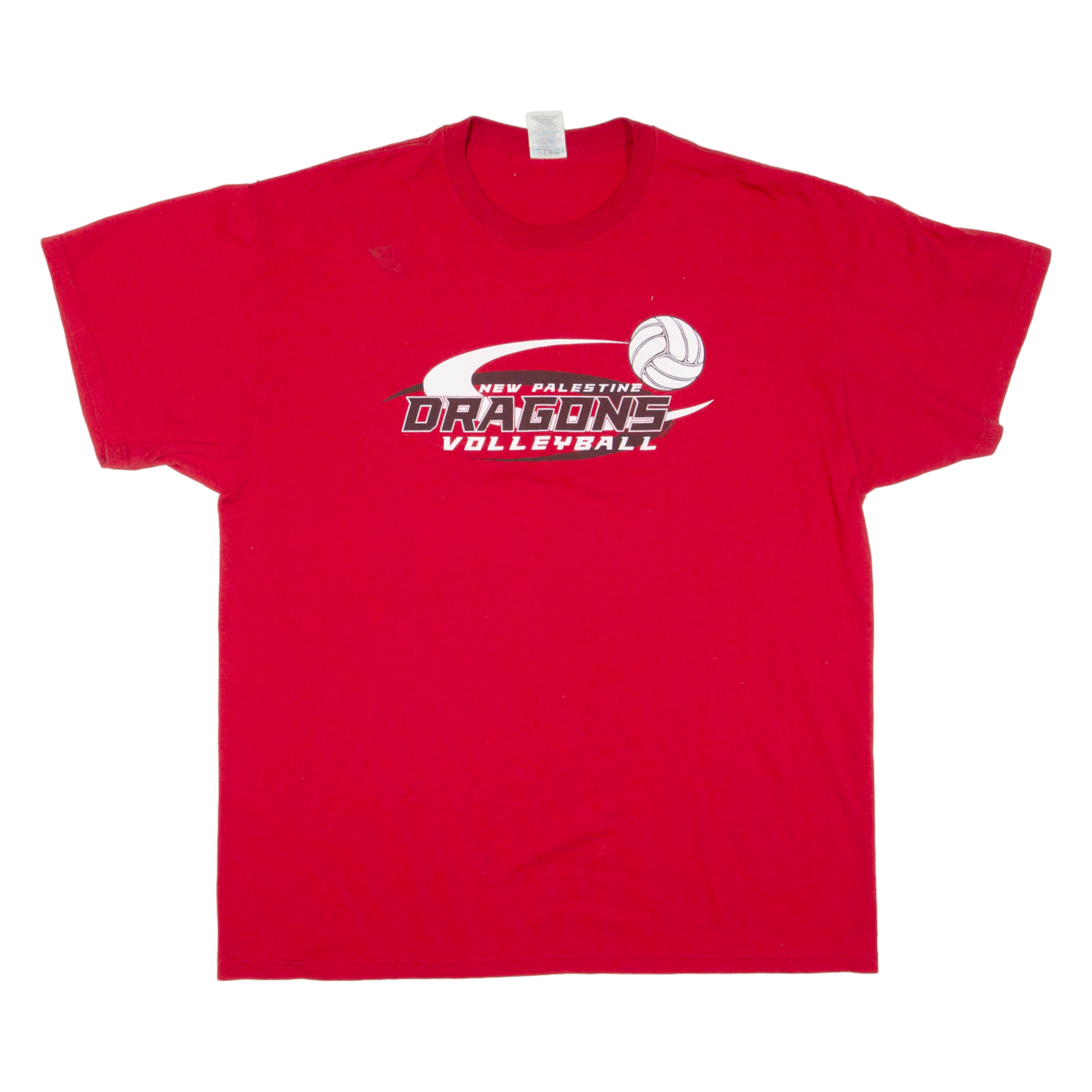 JERZEES Dragons Volleyball Mens T-Shirt Red USA XL Refurbished - N/A refurbished available on Cerqular