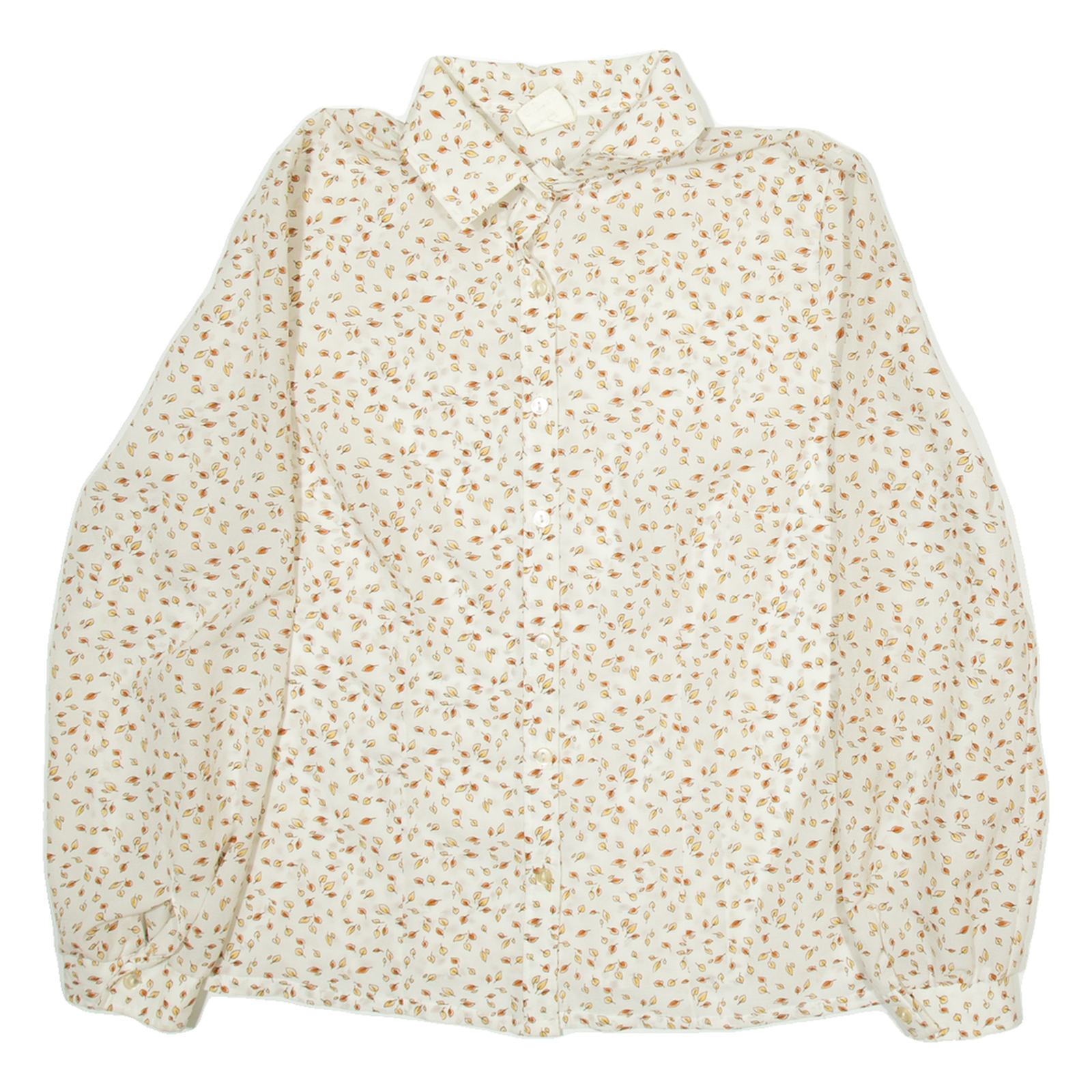 FREYA Womens Shirt White Floral Long Sleeve M Refurbished - N/A refurbished available on Cerqular