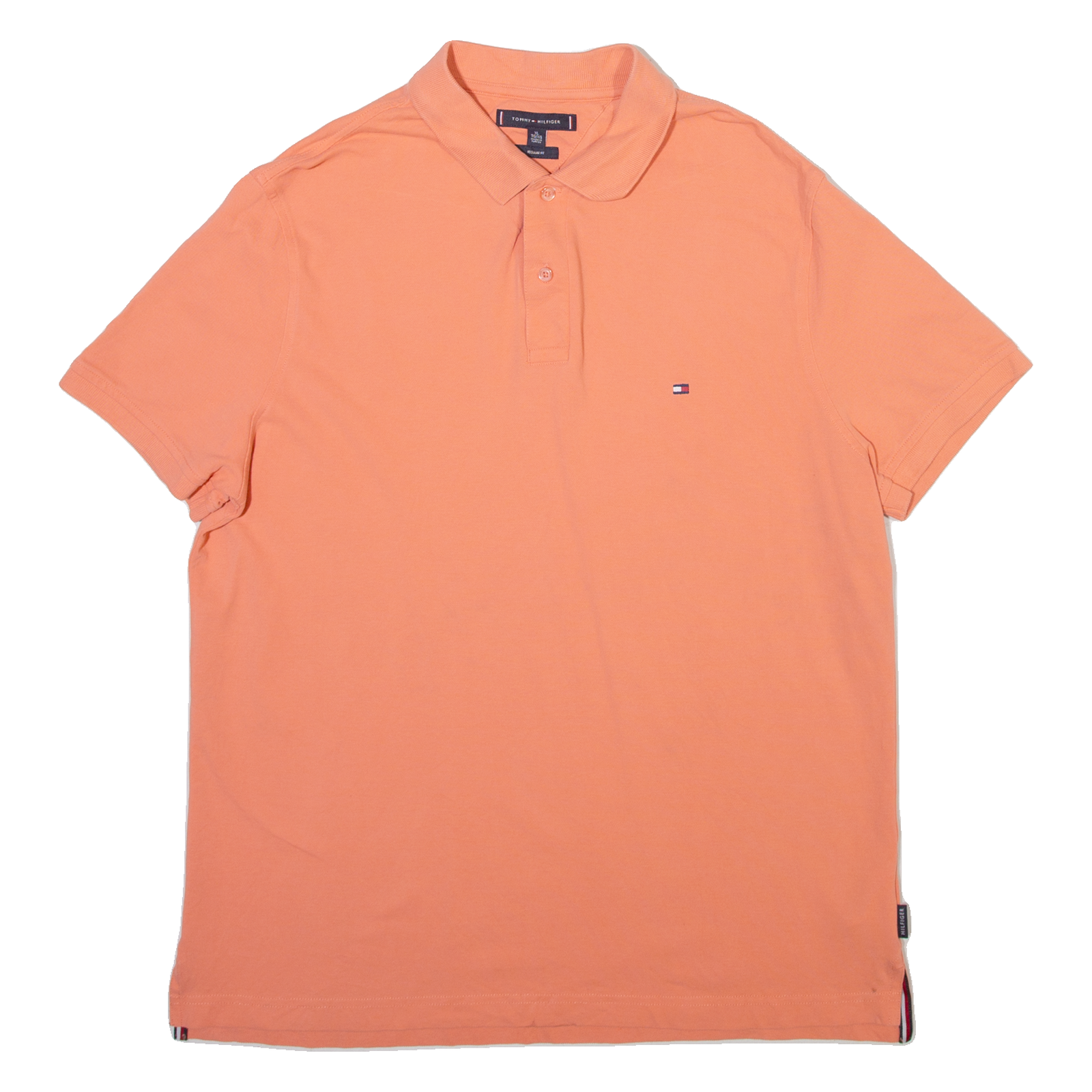 TOMMY HILFIGER Mens Polo Shirt Pink XL Refurbished - N/A refurbished available on Cerqular