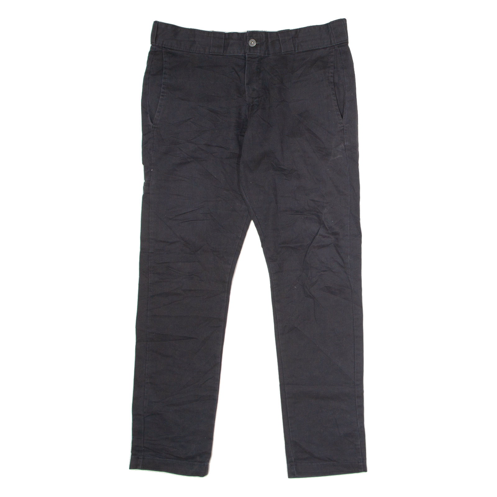 DICKIES Workwear Mens Twill Trousers Black Regular Straight W33 L30 Refurbished - N/A refurbished available on Cerqular